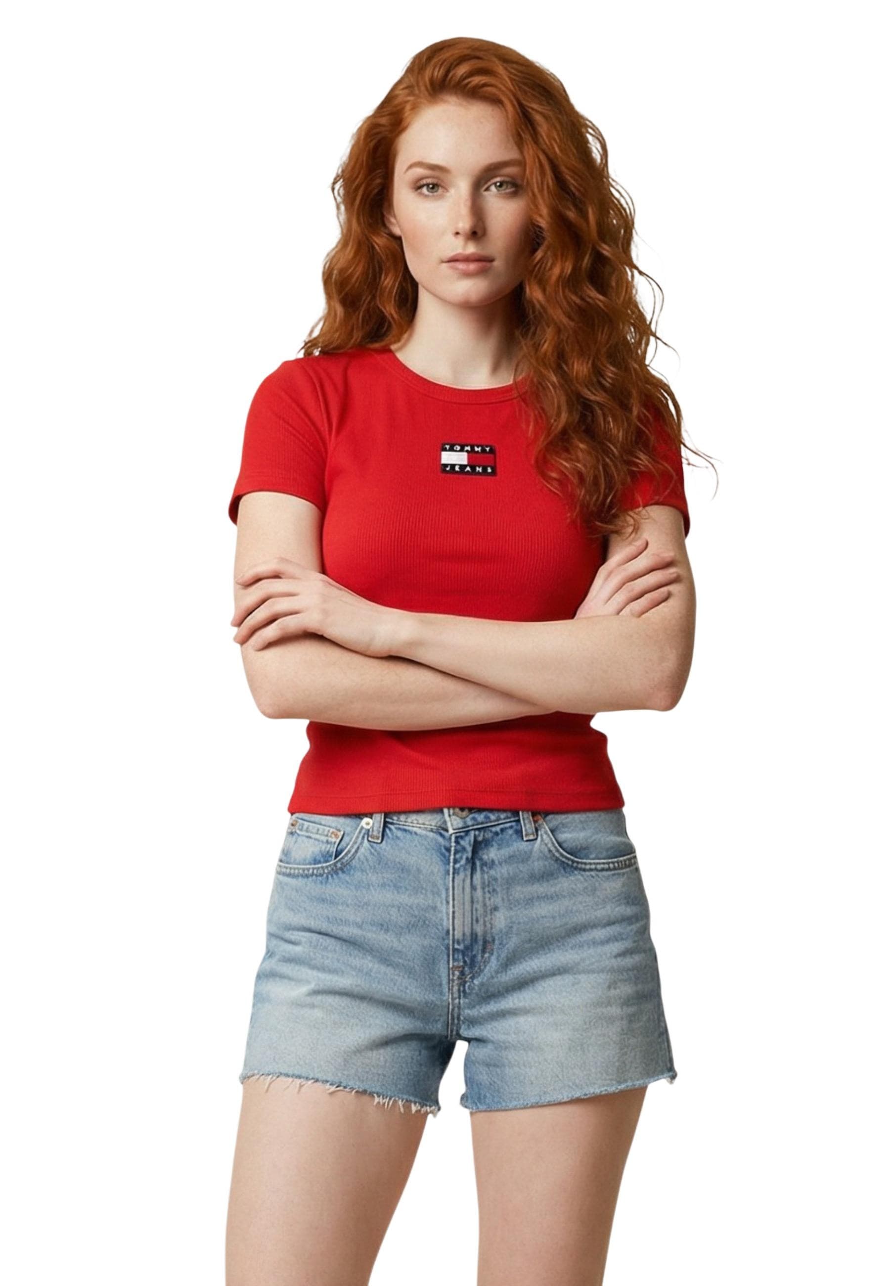 Tommy Hilfiger Jeans T-Shirt Donna - Tommy Hilfiger Jeans