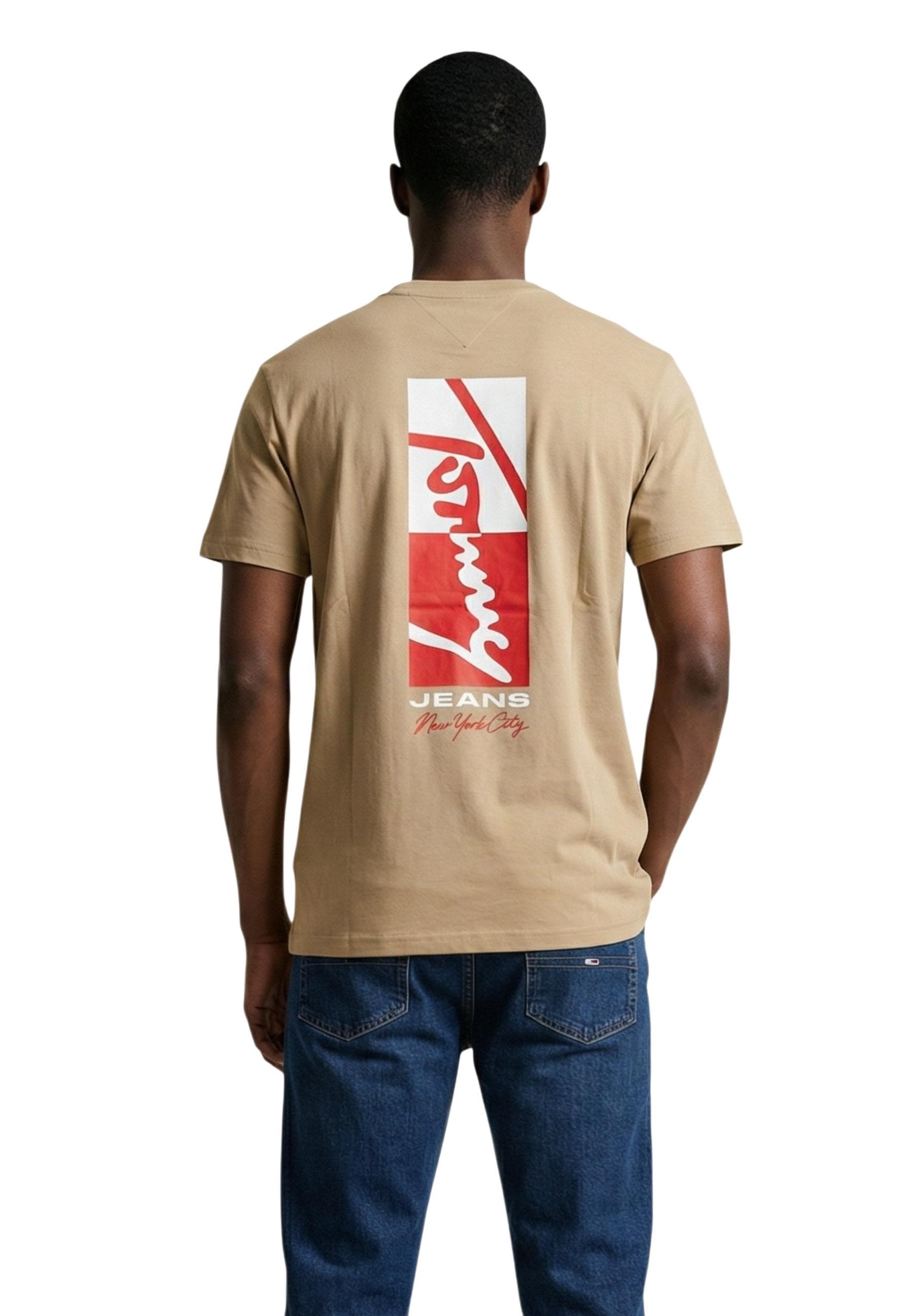 Tommy Hilfiger Jeans T-Shirt Uomo - Tommy Hilfiger Jeans