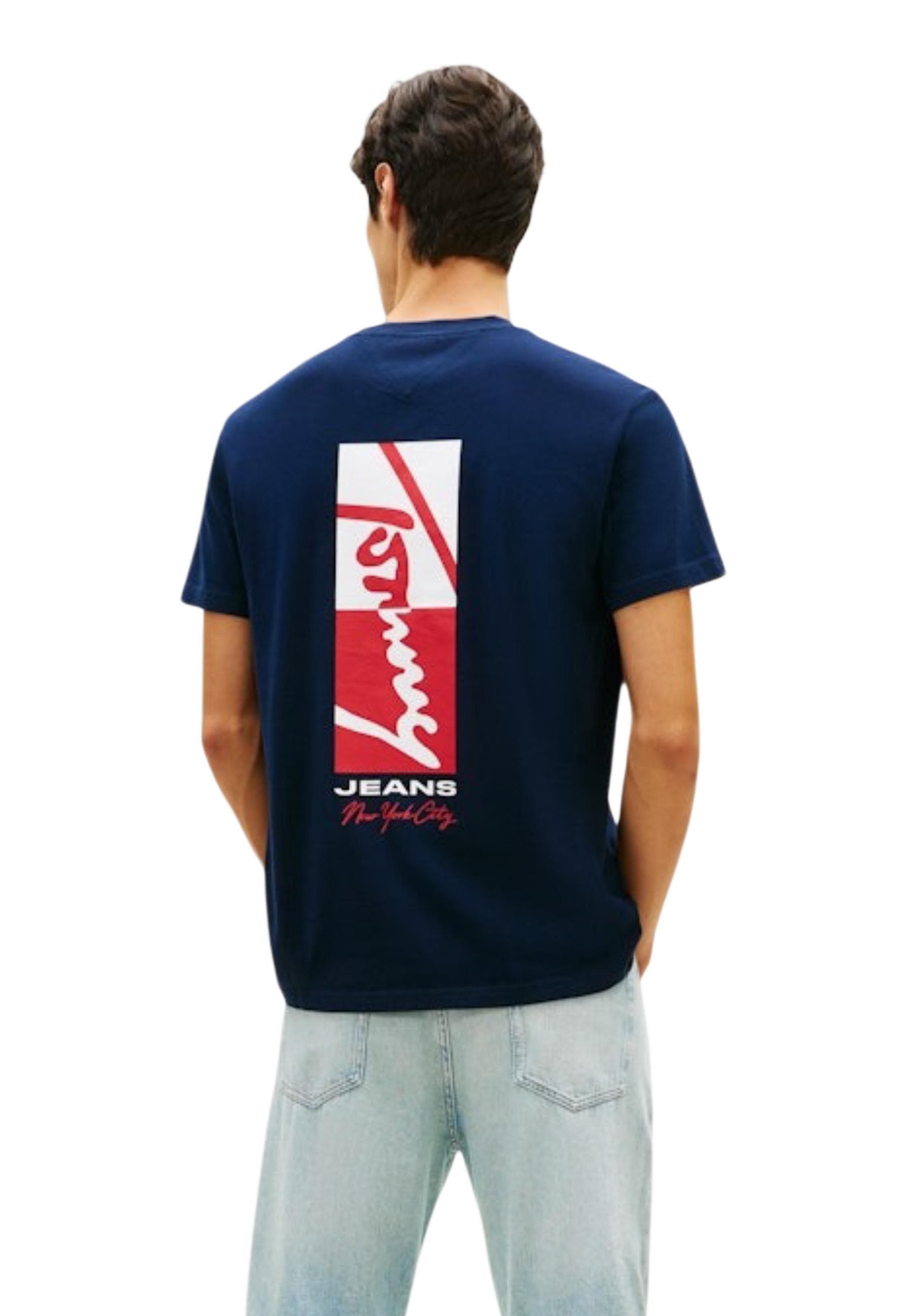 Tommy Hilfiger Jeans T-Shirt Uomo - Tommy Hilfiger Jeans