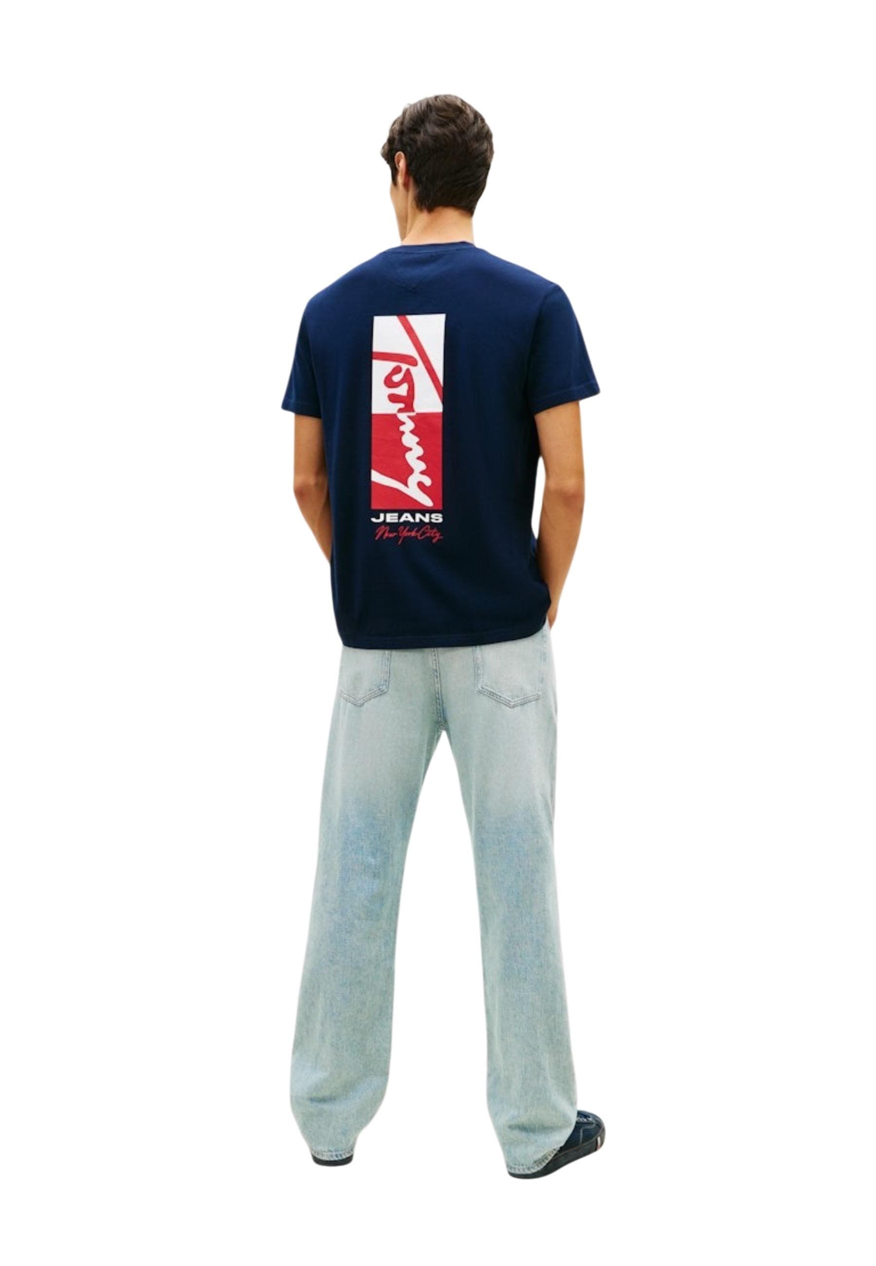 Tommy Hilfiger Jeans T-Shirt Uomo - Tommy Hilfiger Jeans