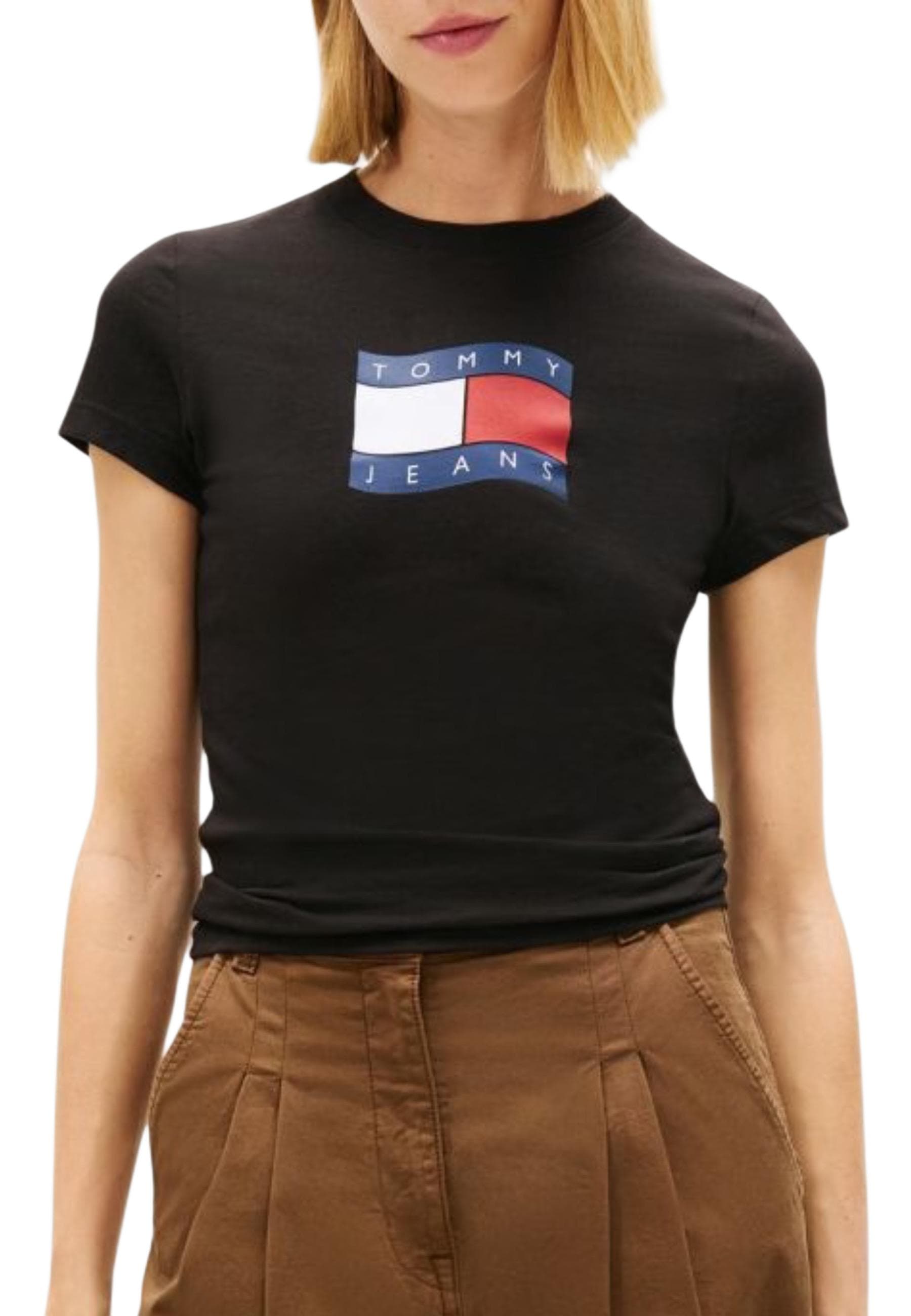Tommy Hilfiger Jeans T-Shirt Donna - Tommy Hilfiger Jeans