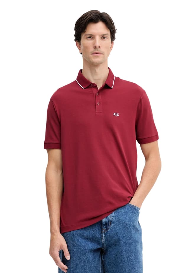 Armani Exchange Блузи с яка Мъжe