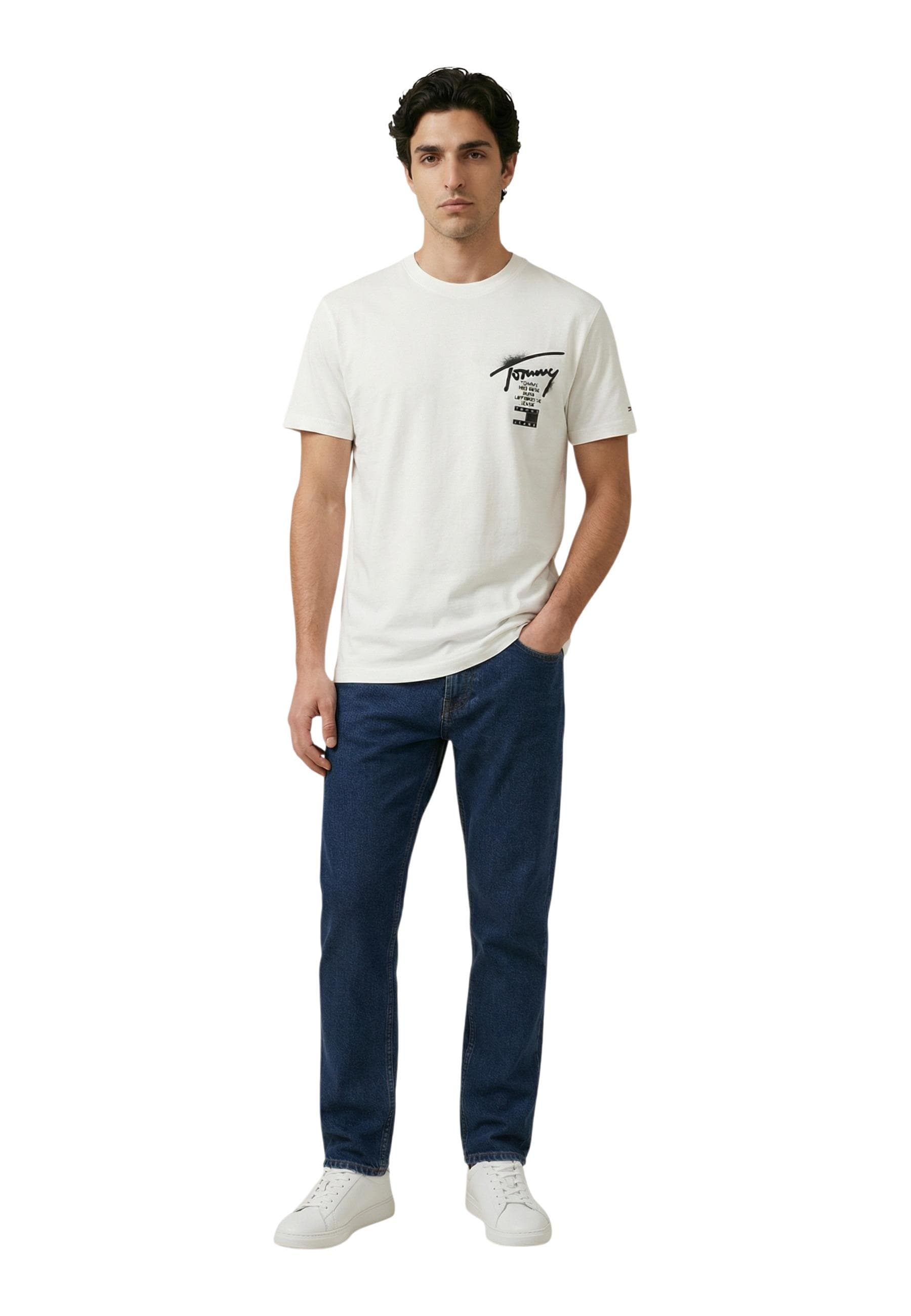 Tommy Hilfiger Jeans T-Shirt Uomo - Tommy Hilfiger Jeans