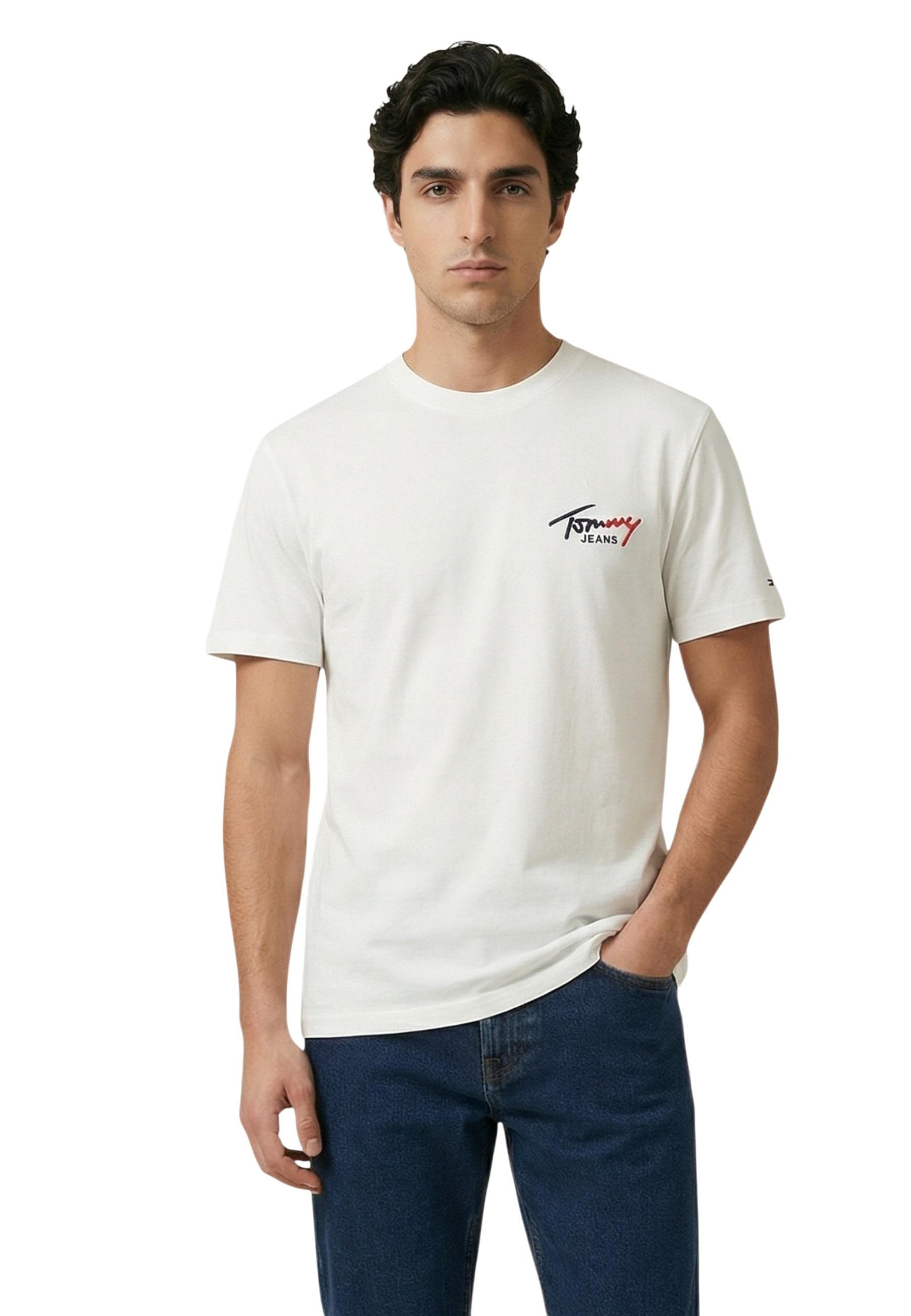 Tommy Hilfiger Jeans T-Shirt Uomo - Tommy Hilfiger Jeans