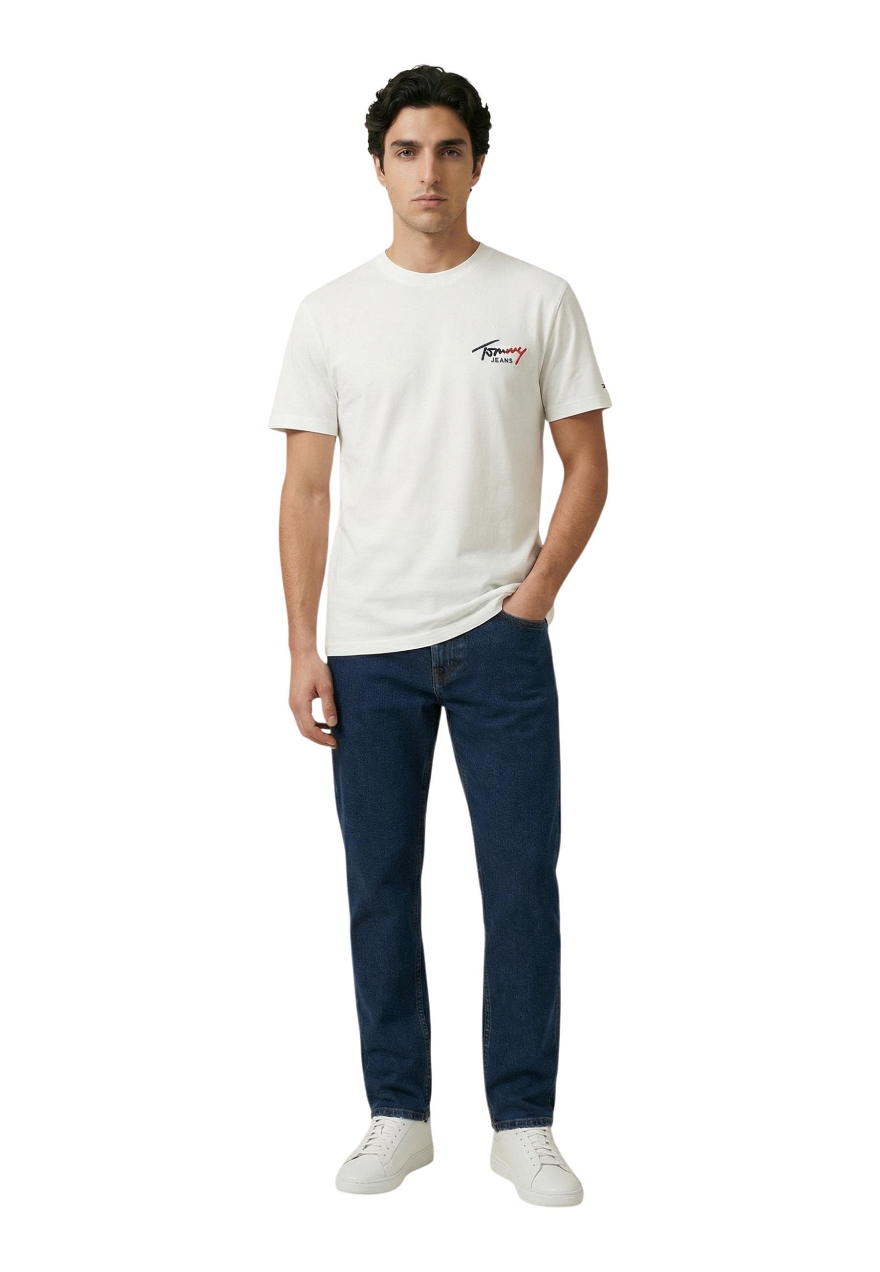 Tommy Hilfiger Jeans T-Shirt Uomo - Tommy Hilfiger Jeans