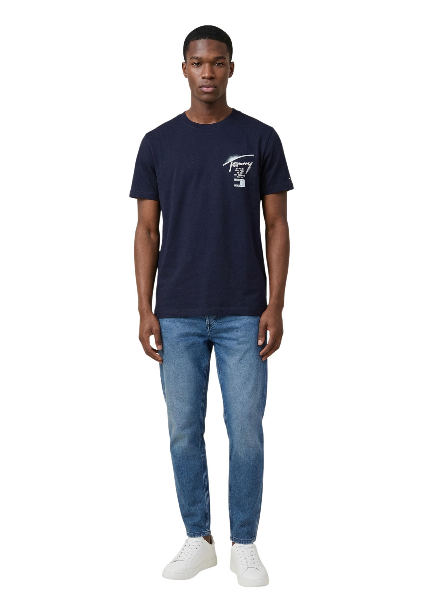 Tommy Hilfiger Jeans T-Shirt Uomo - Tommy Hilfiger Jeans
