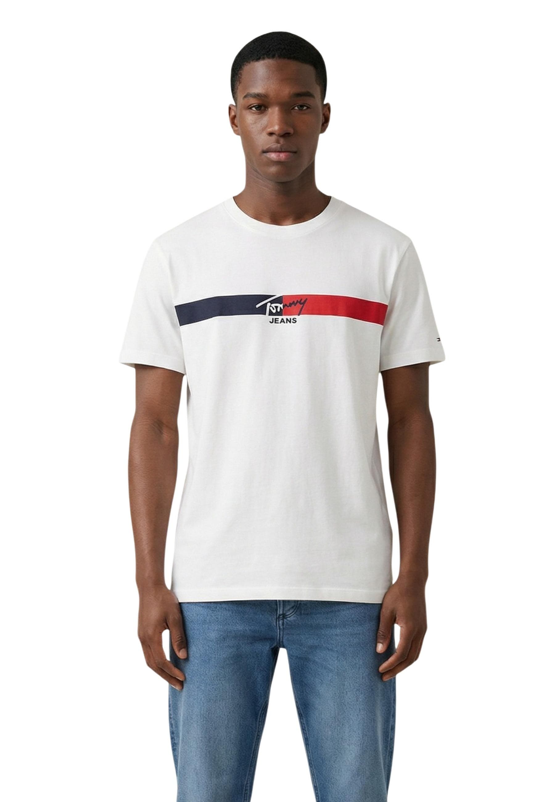 Tommy Hilfiger Jeans T-Shirt Uomo - Tommy Hilfiger Jeans