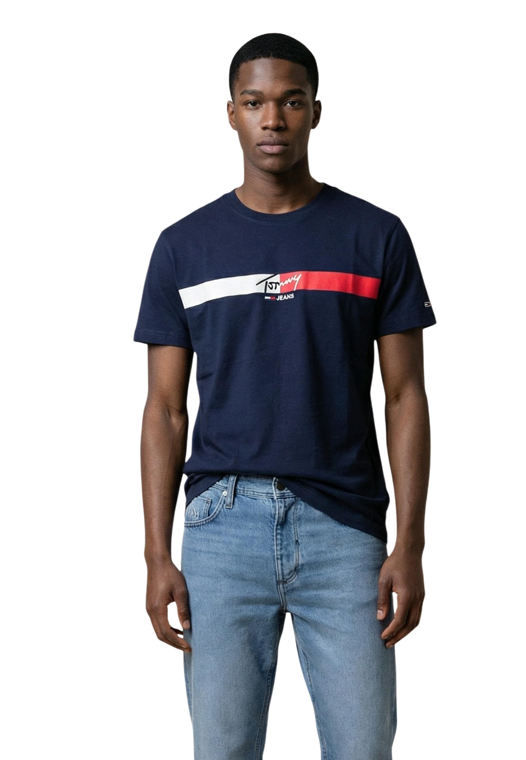 Tommy Hilfiger Jeans T-Shirt Uomo - Tommy Hilfiger Jeans