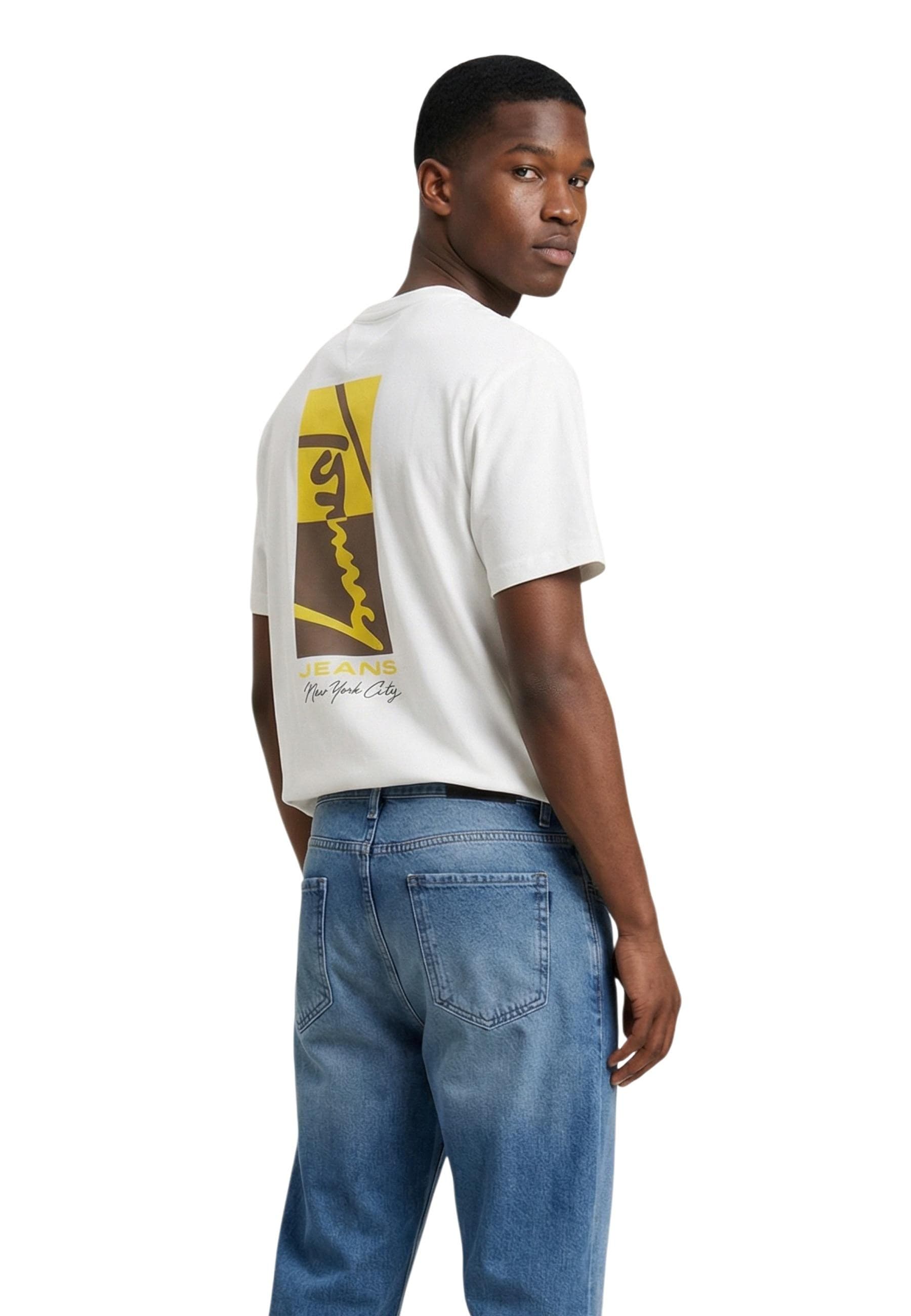 Tommy Hilfiger Jeans T-Shirt Uomo - Tommy Hilfiger Jeans