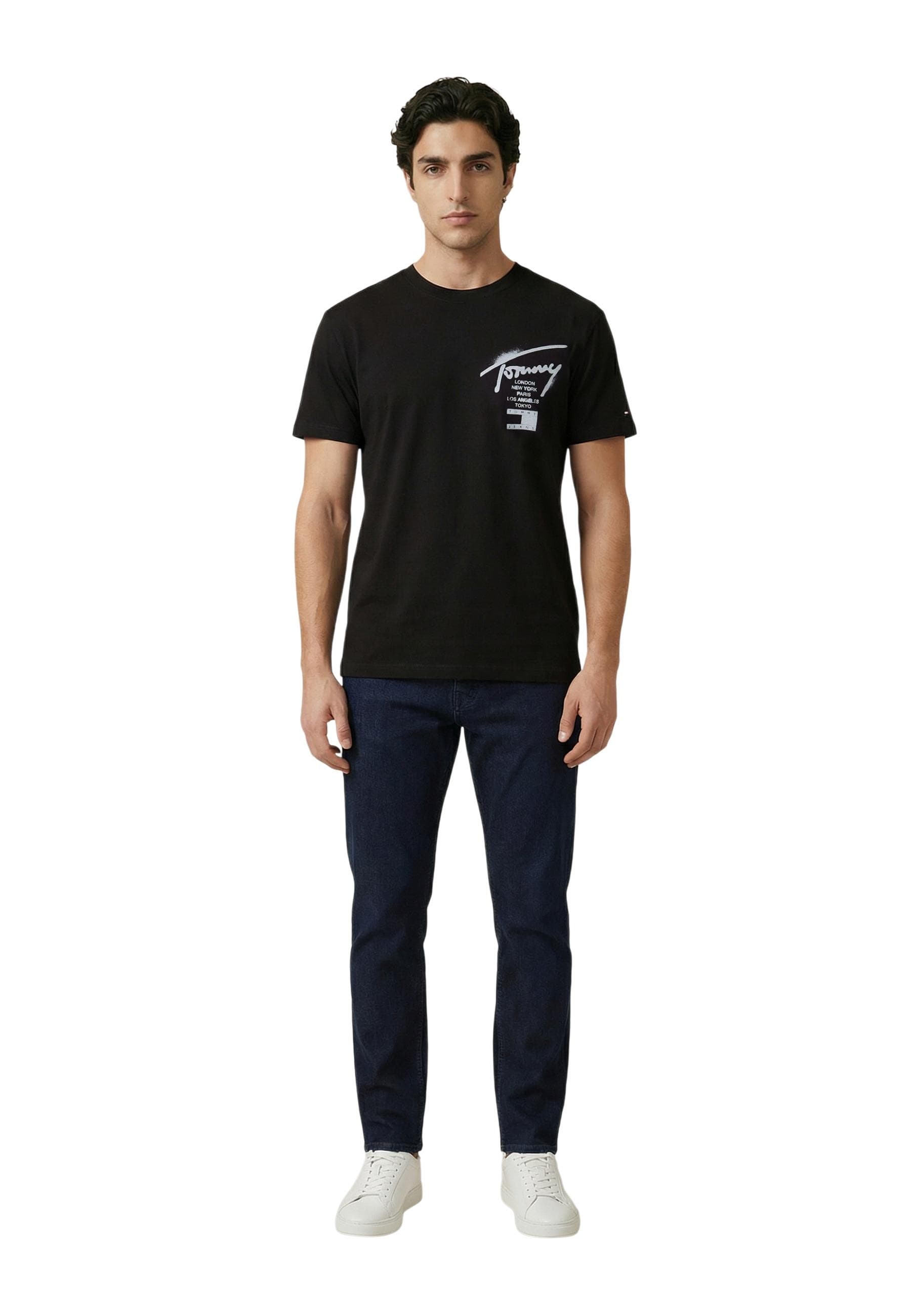 Tommy Hilfiger Jeans T-Shirt Uomo - Tommy Hilfiger Jeans