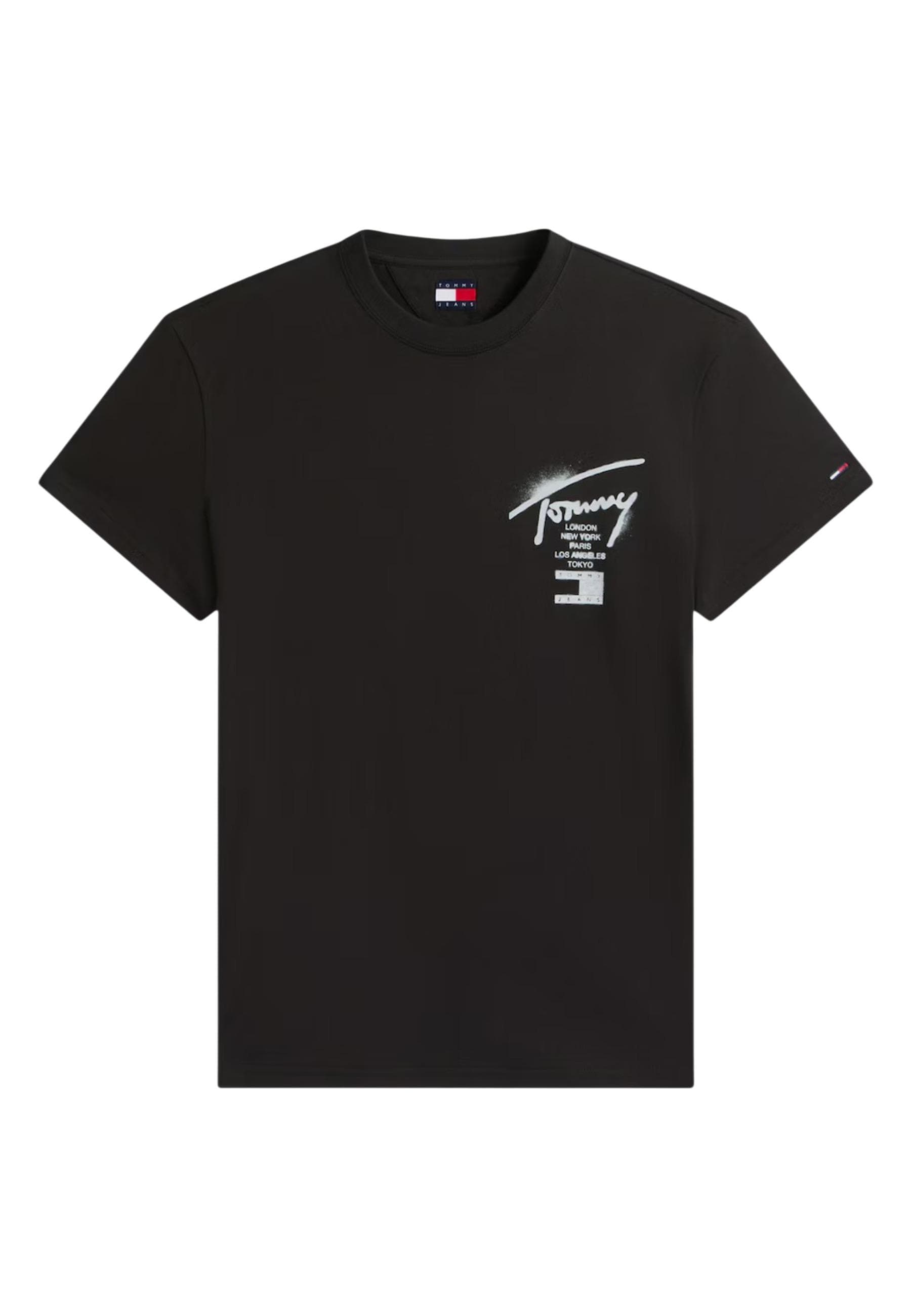 Tommy Hilfiger Jeans T-Shirt Uomo - Tommy Hilfiger Jeans