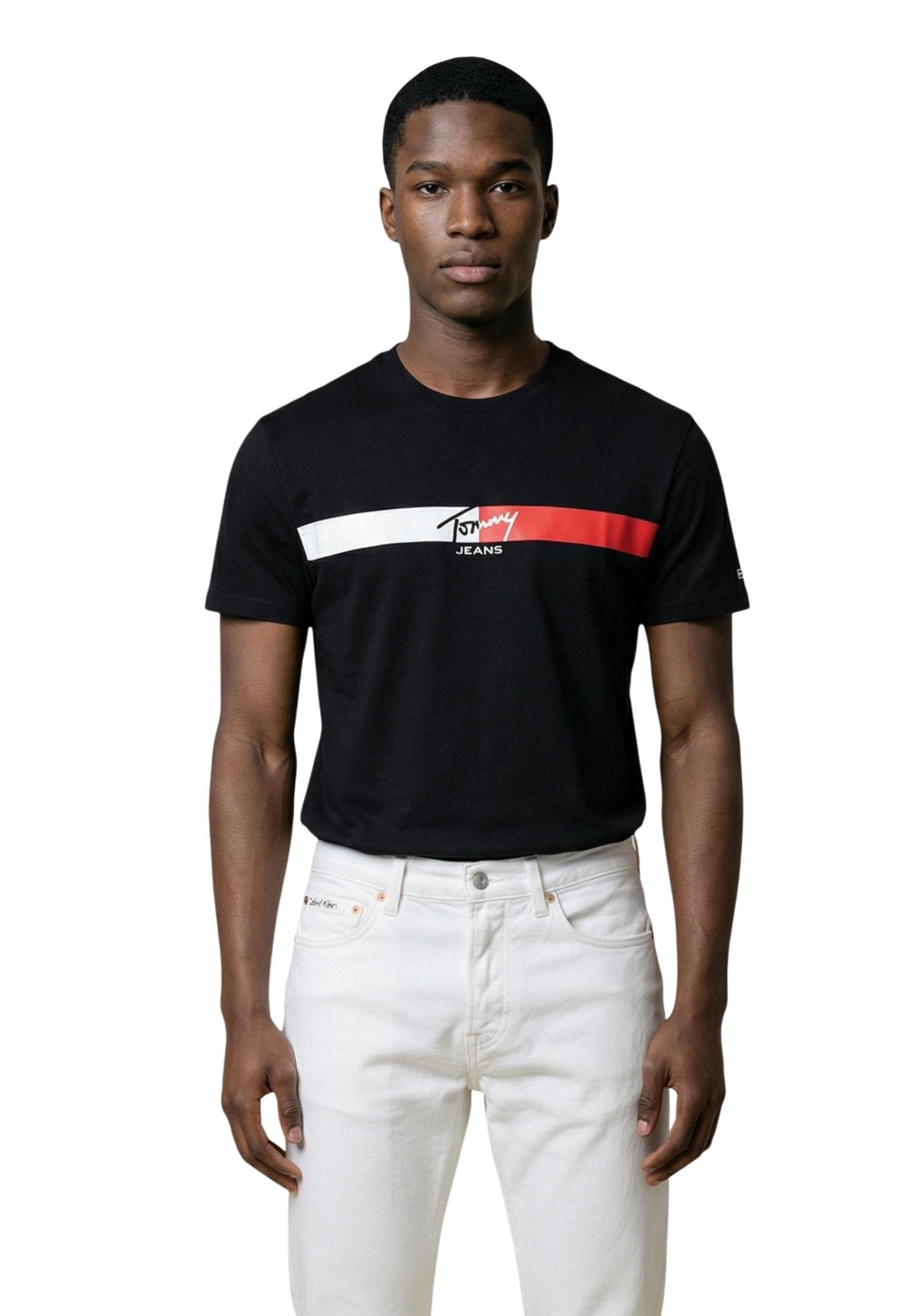 Tommy Hilfiger Jeans T-Shirt Uomo - Tommy Hilfiger Jeans