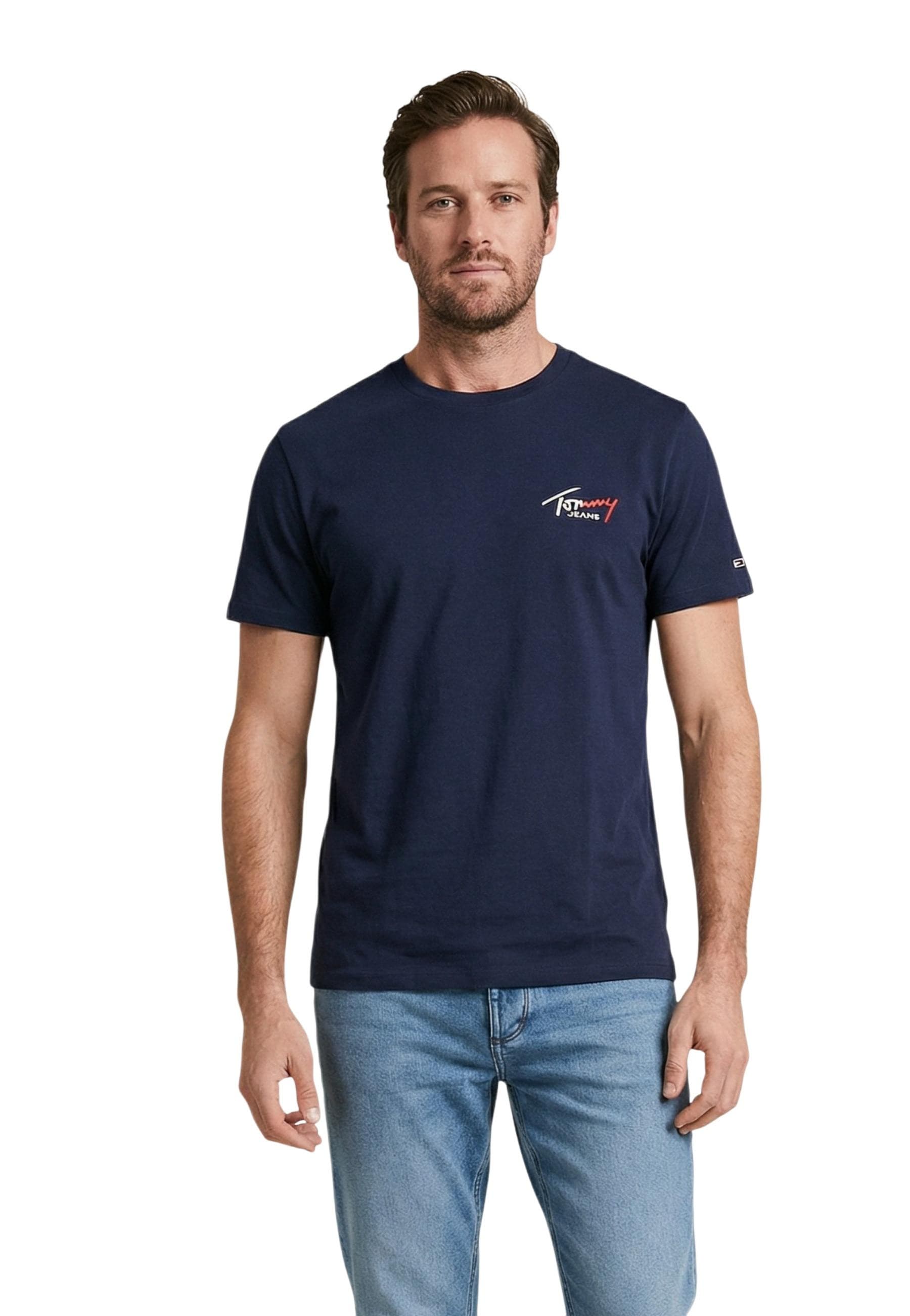 Tommy Hilfiger Jeans T-Shirt Uomo - Tommy Hilfiger Jeans