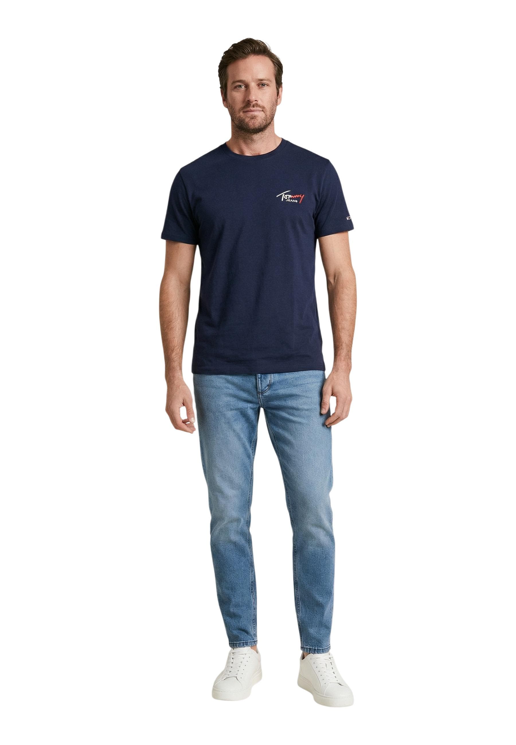 Tommy Hilfiger Jeans T-Shirt Uomo - Tommy Hilfiger Jeans