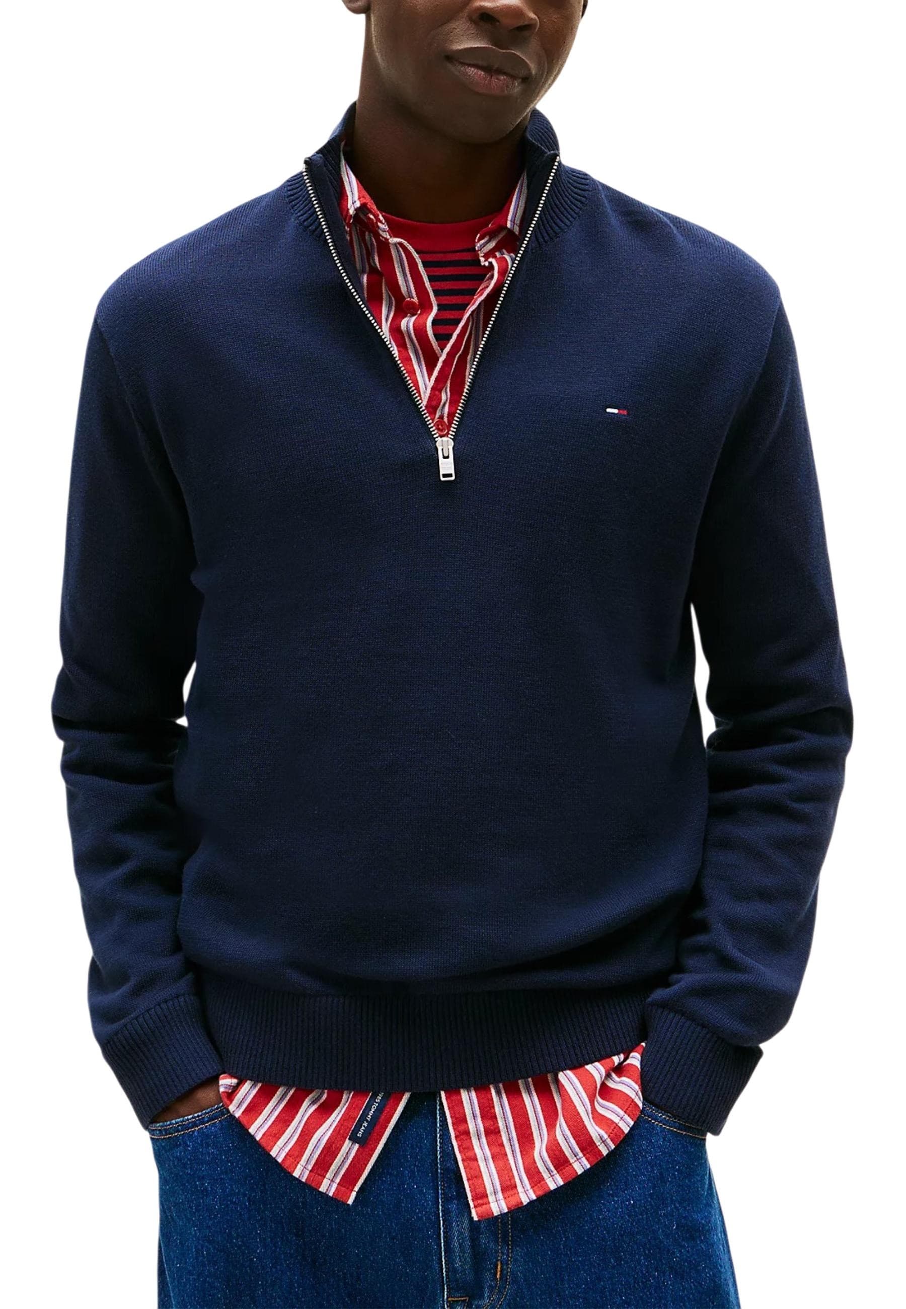 Tommy Hilfiger Jeans Felpa Uomo - Tommy Hilfiger Jeans