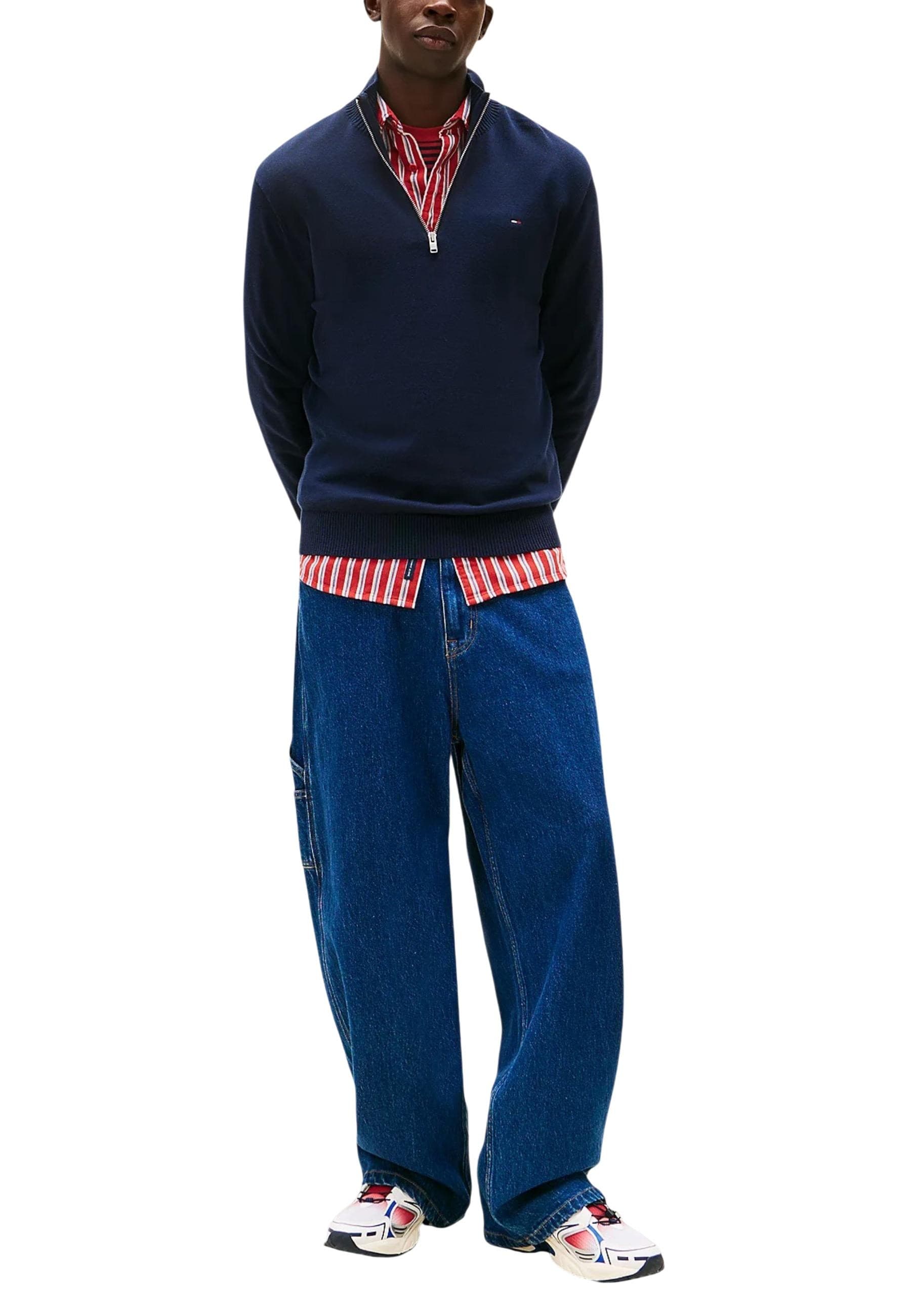 Tommy Hilfiger Jeans Felpa Uomo - Tommy Hilfiger Jeans