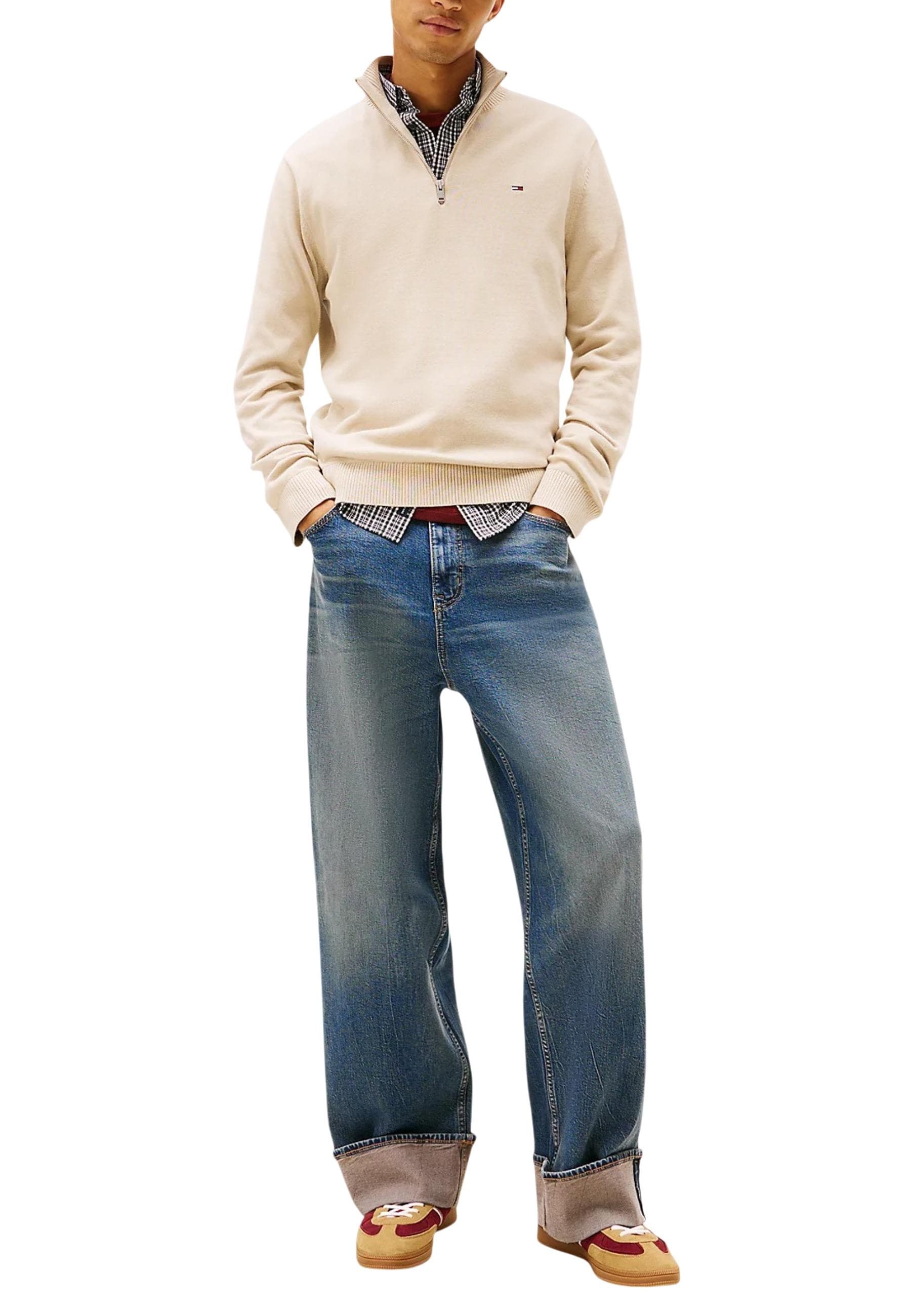 Tommy Hilfiger Jeans Felpa Uomo - Tommy Hilfiger Jeans