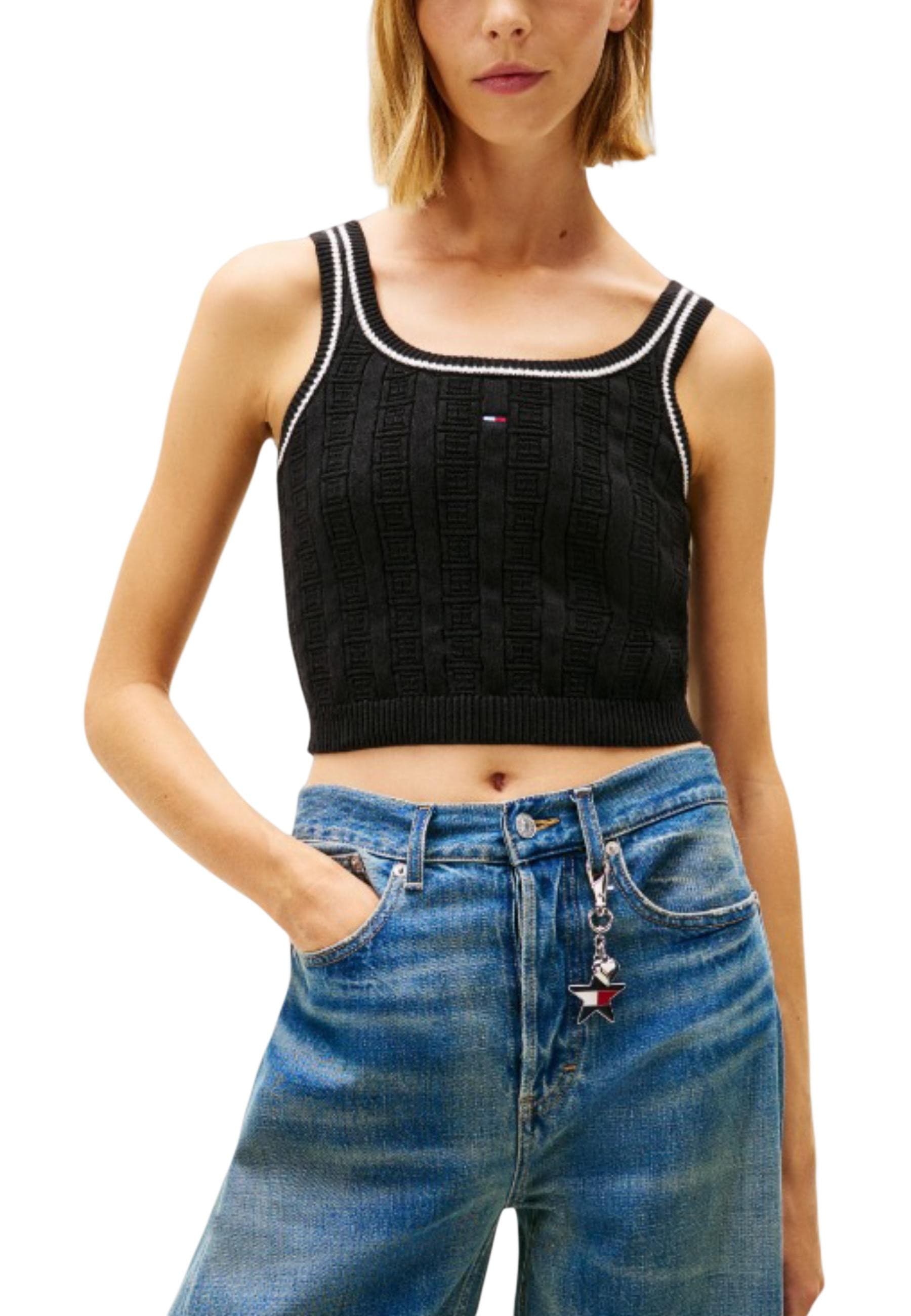 Tommy Hilfiger Jeans Top Donna - Tommy Hilfiger Jeans