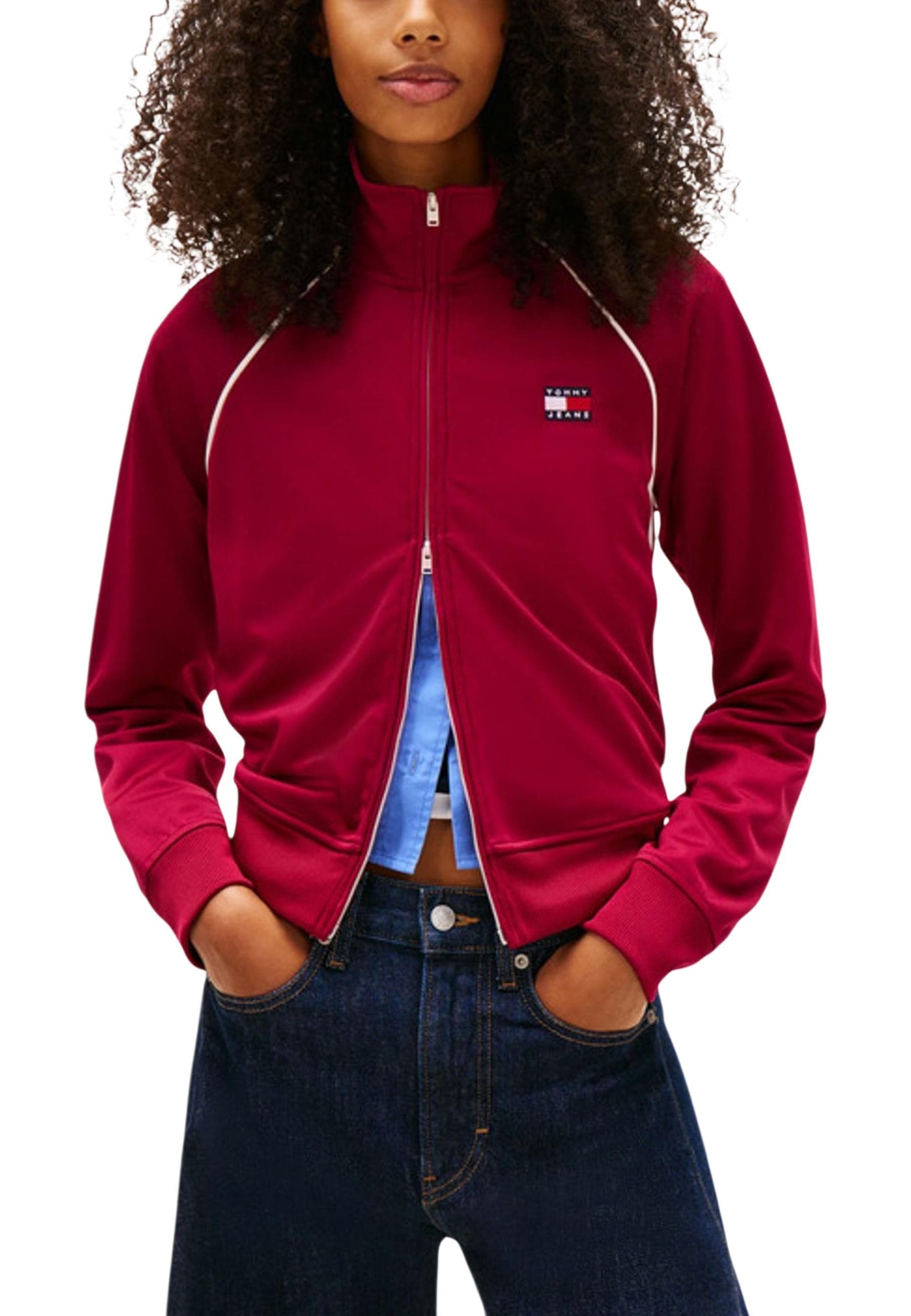 Tommy Hilfiger Jeans Felpa Donna - Tommy Hilfiger Jeans