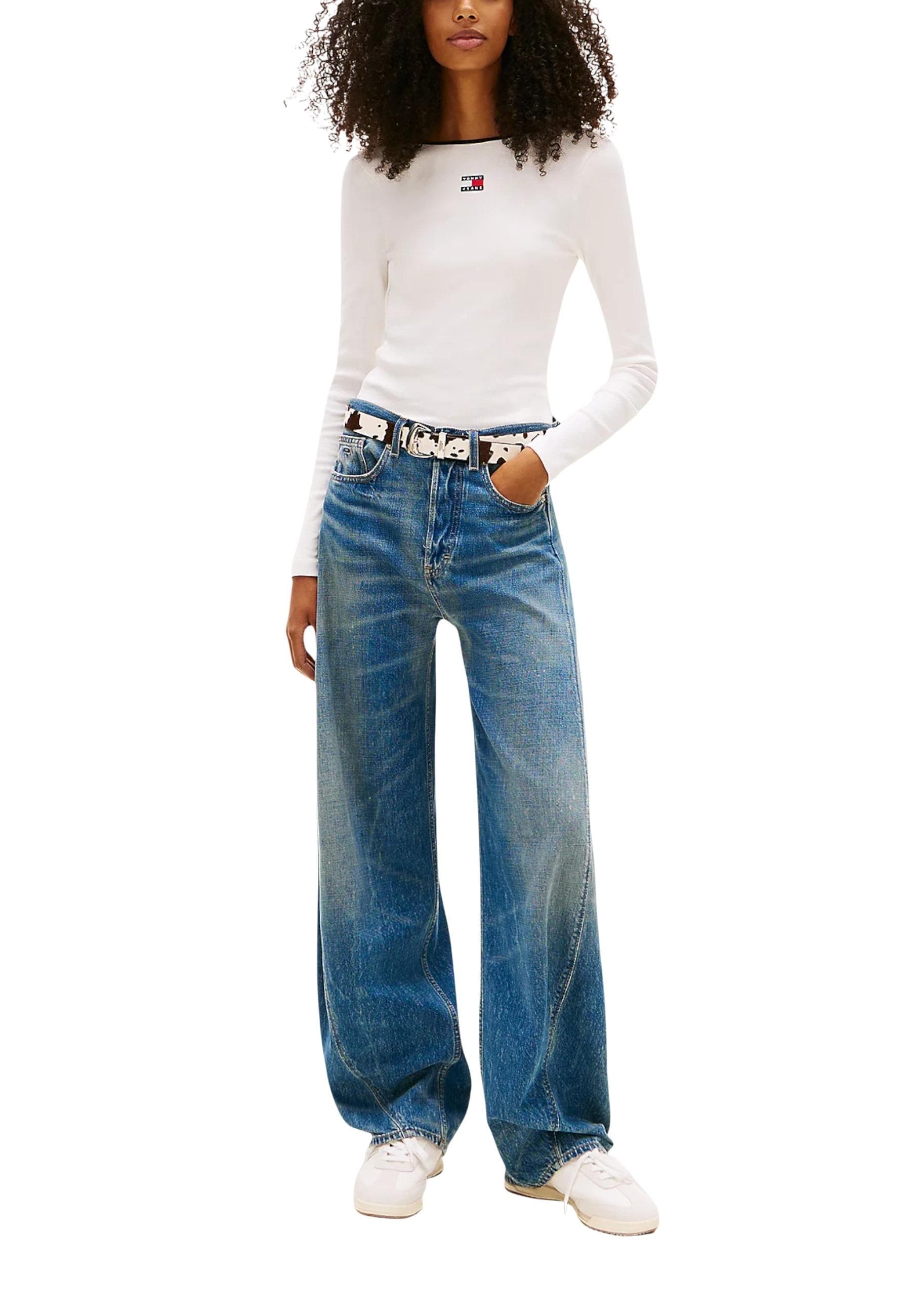 Tommy Hilfiger Jeans T-Shirt Donna - Tommy Hilfiger Jeans