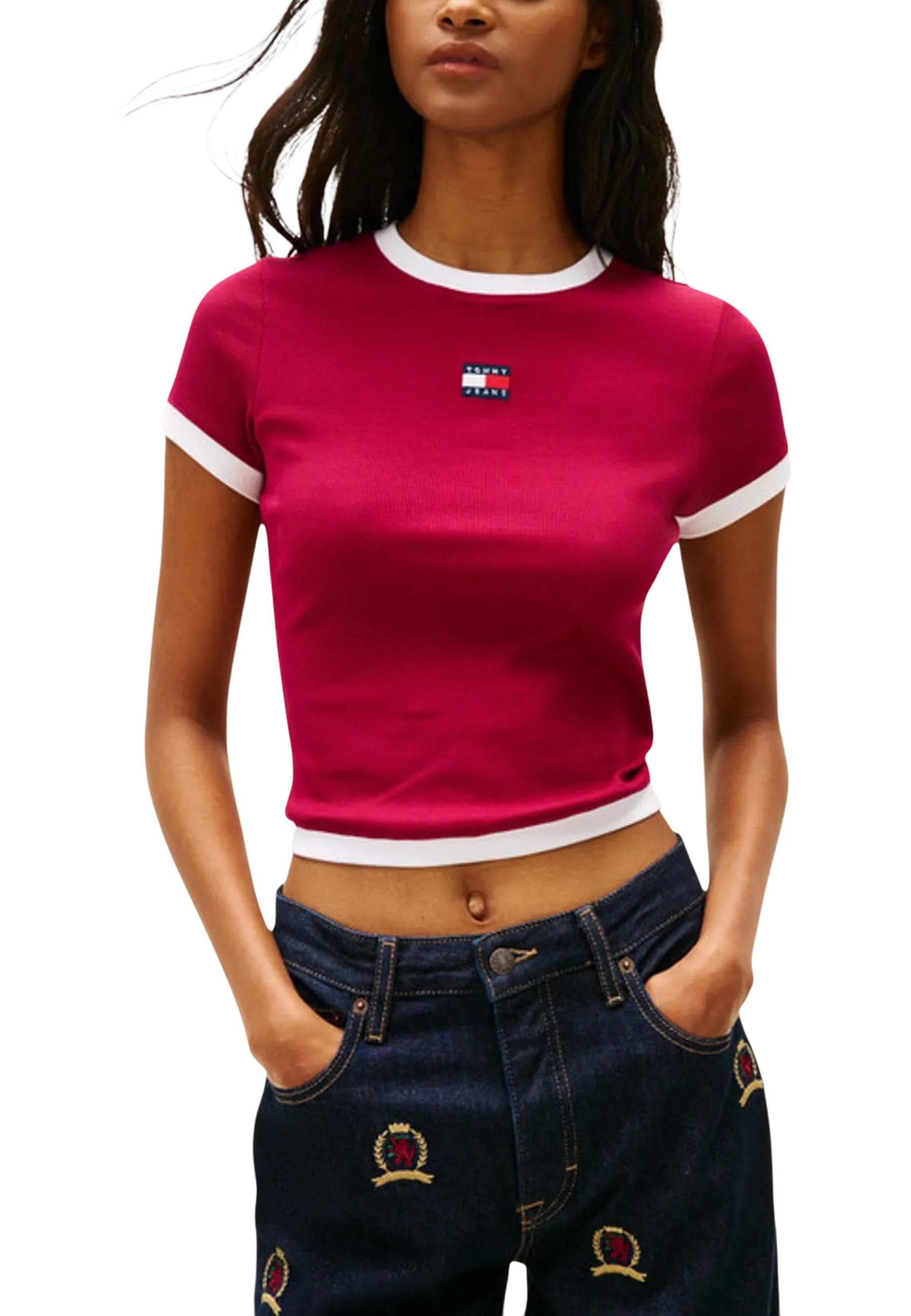 Tommy Hilfiger Jeans T-Shirt Donna - Tommy Hilfiger Jeans