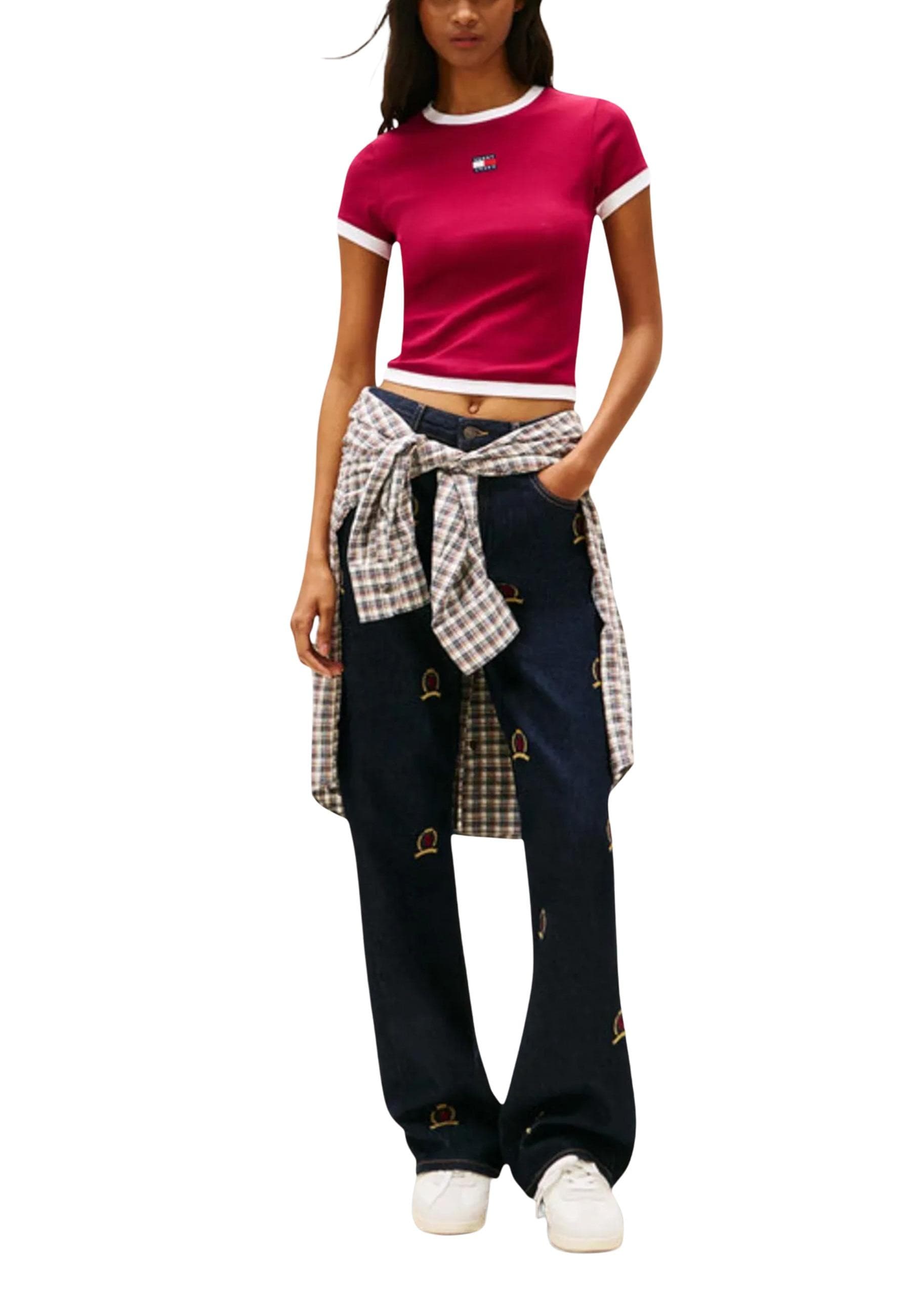 Tommy Hilfiger Jeans T-Shirt Donna - Tommy Hilfiger Jeans