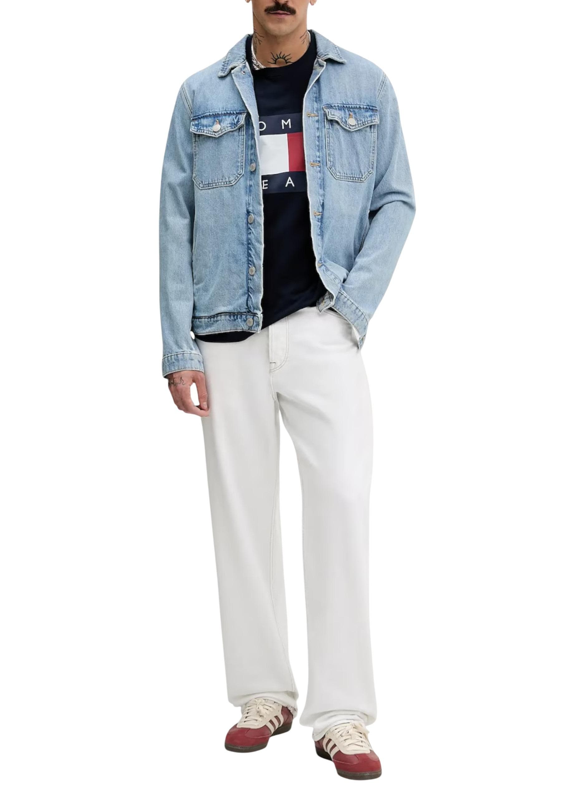 Tommy Hilfiger Jeans T-Shirt Uomo - Tommy Hilfiger Jeans