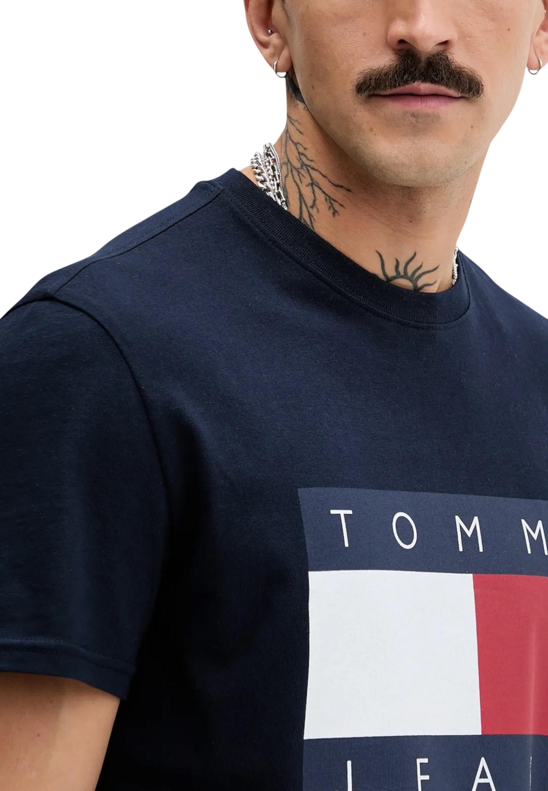 Tommy Hilfiger Jeans T-Shirt Uomo - Tommy Hilfiger Jeans