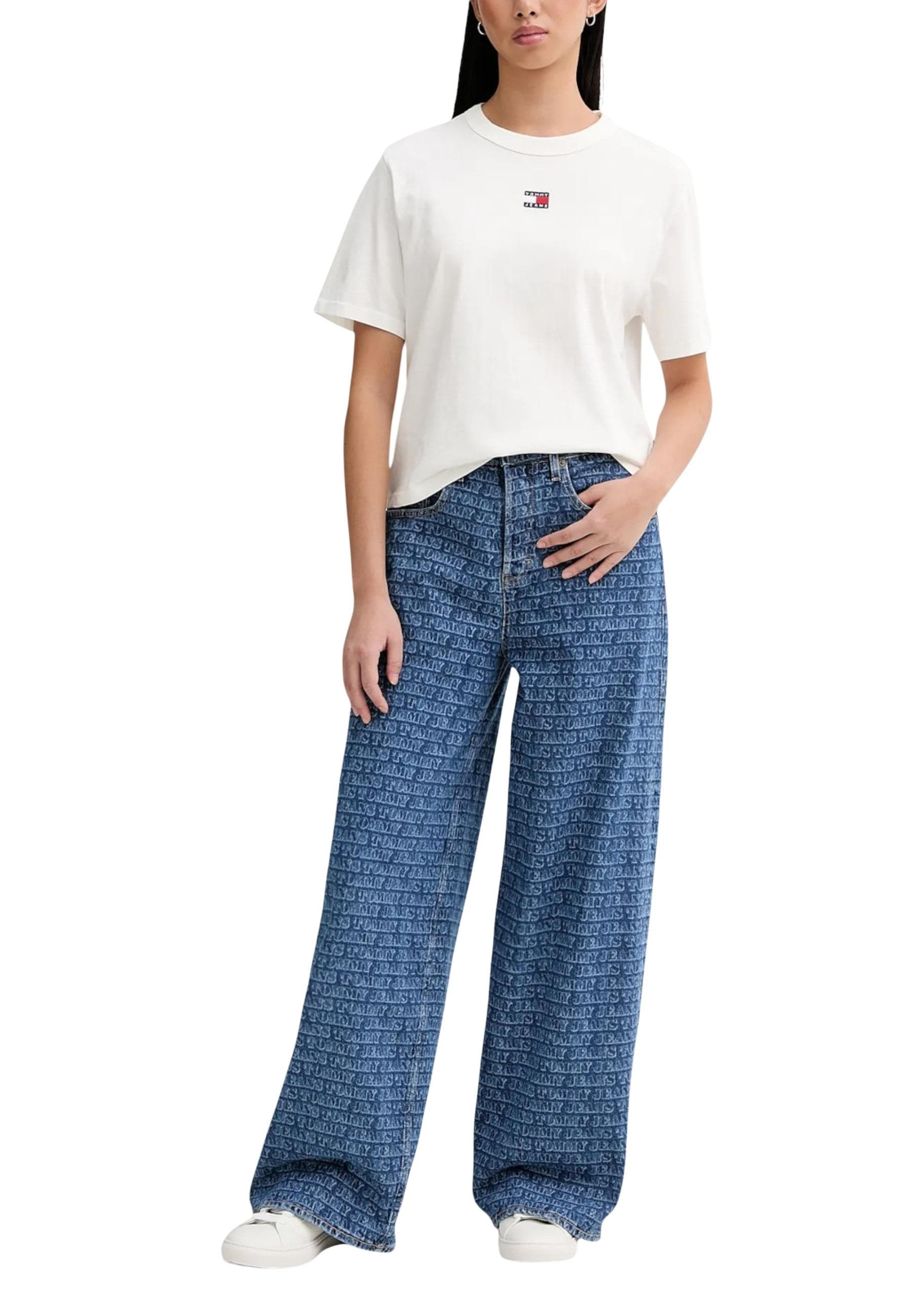 Tommy Hilfiger Jeans T-Shirt Donna - Tommy Hilfiger Jeans