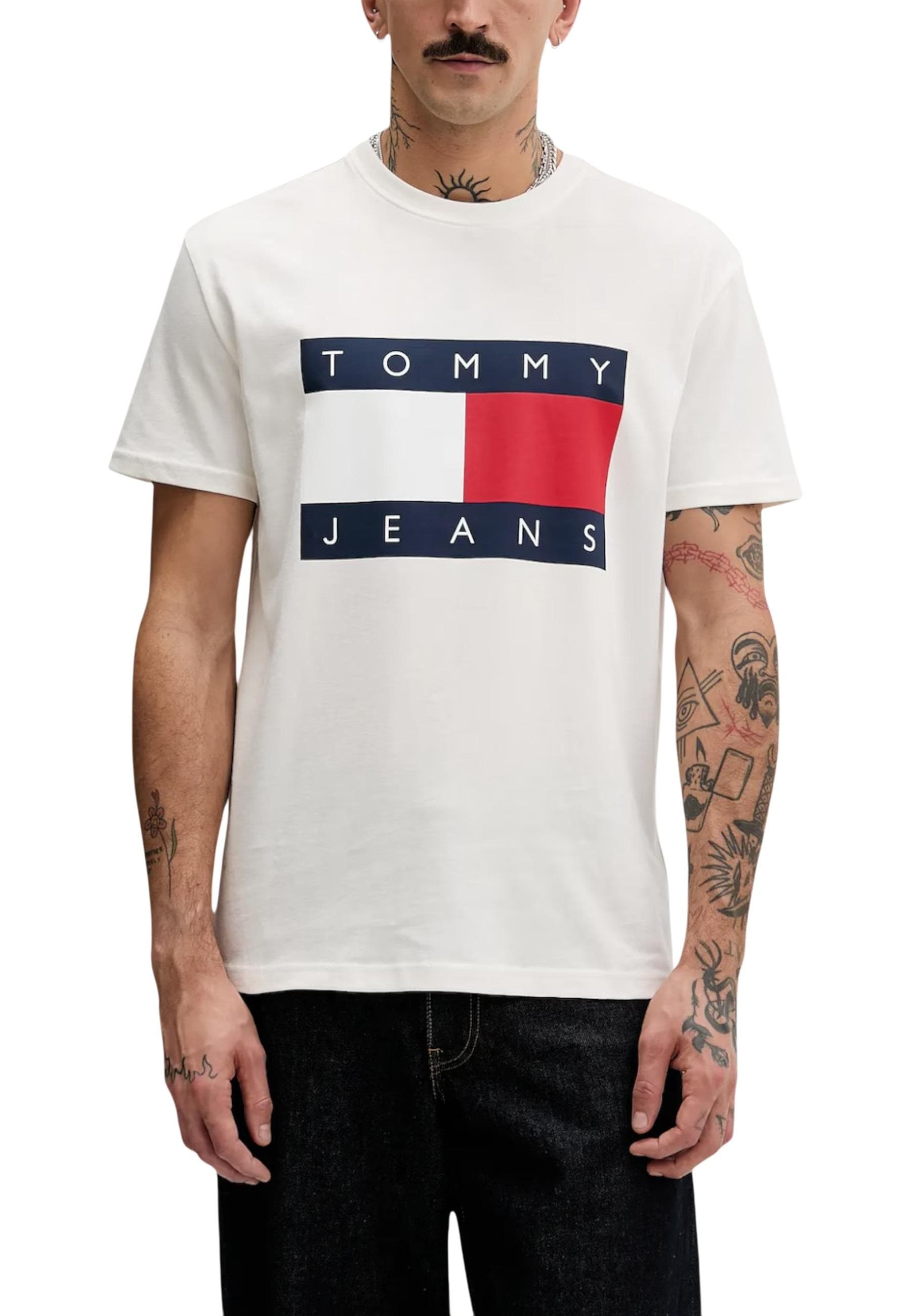 Tommy Hilfiger Jeans T-Shirt Uomo - Tommy Hilfiger Jeans
