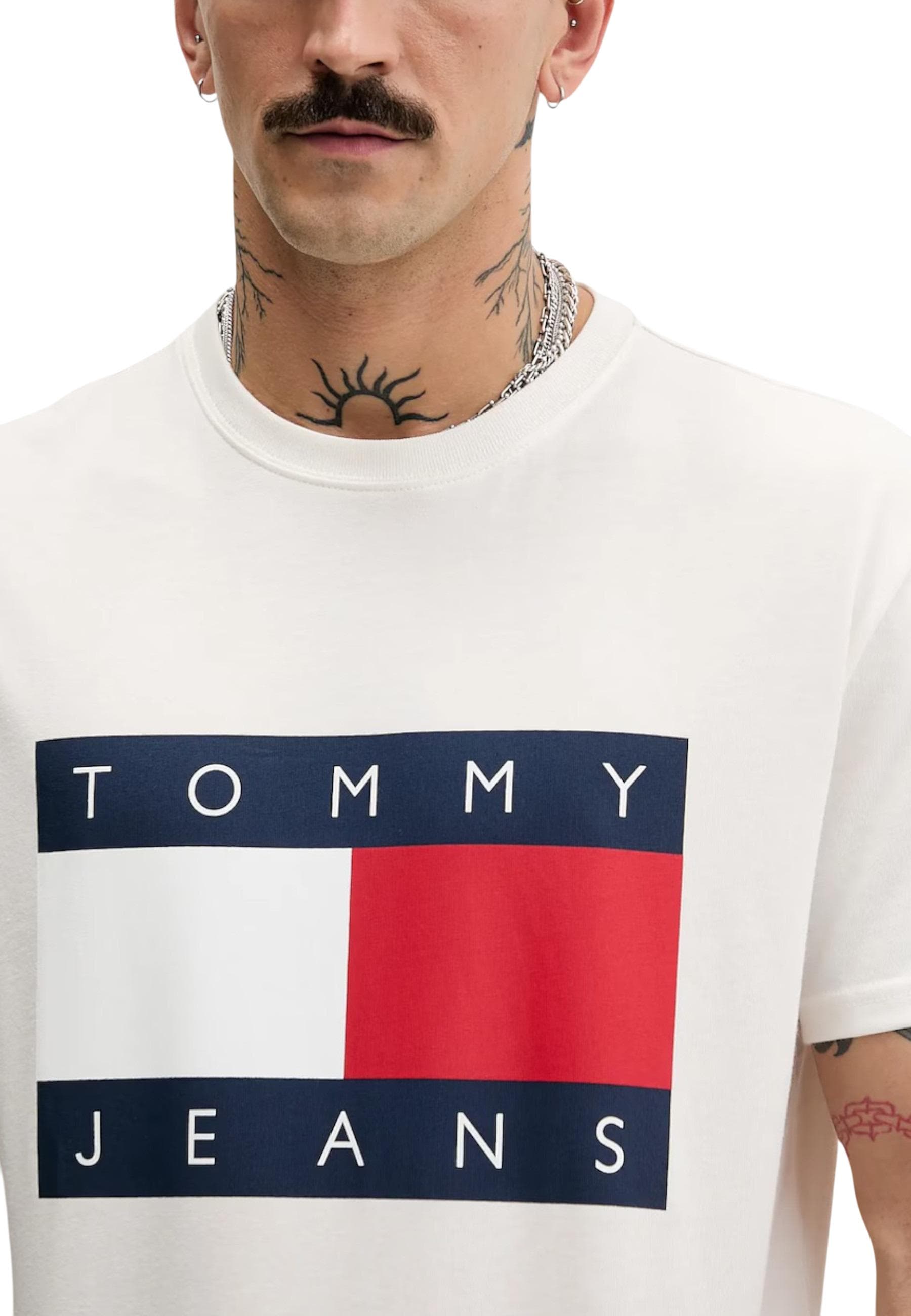 Tommy Hilfiger Jeans T-Shirt Uomo - Tommy Hilfiger Jeans