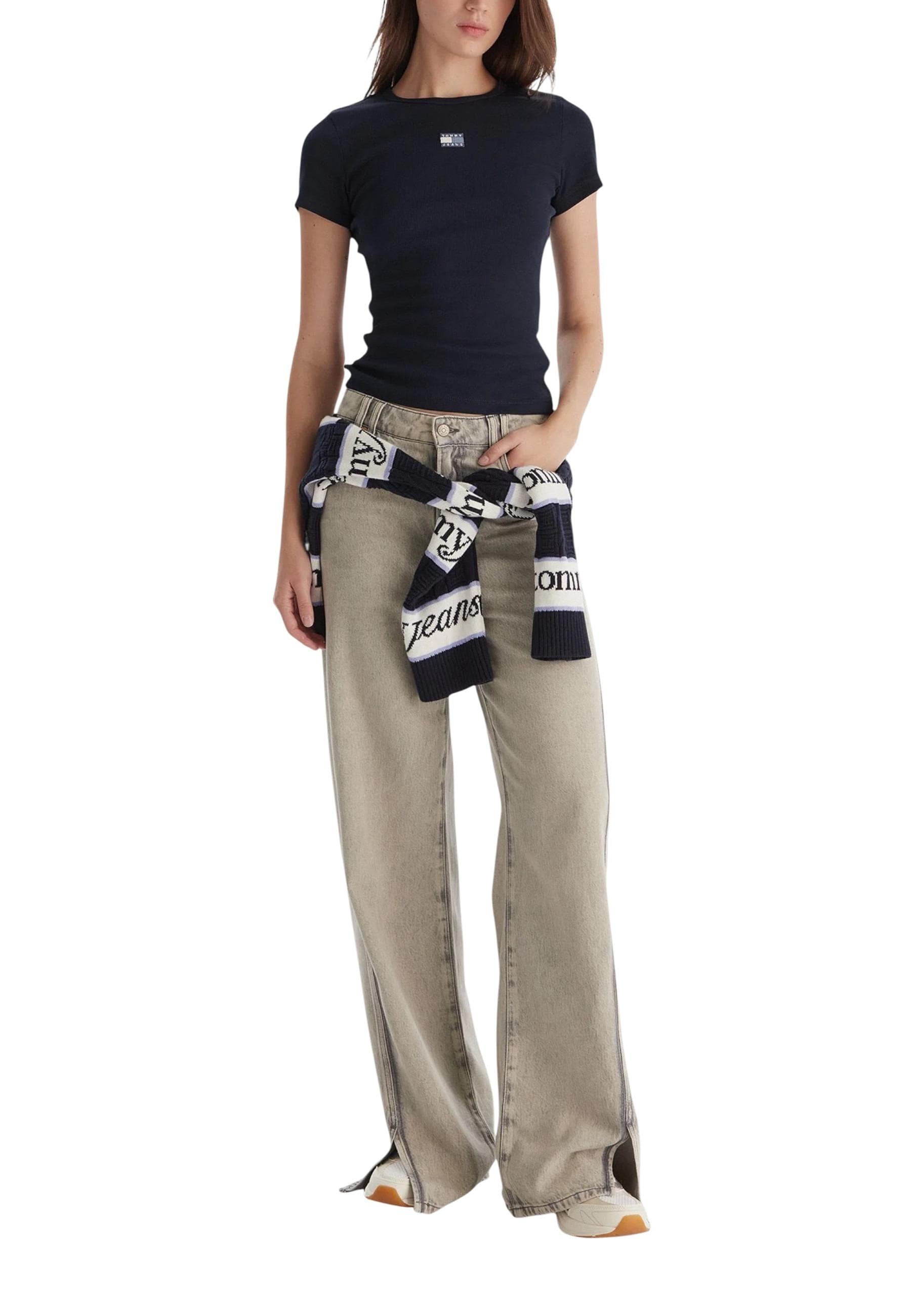 Tommy Hilfiger Jeans T-Shirt Donna - Tommy Hilfiger Jeans