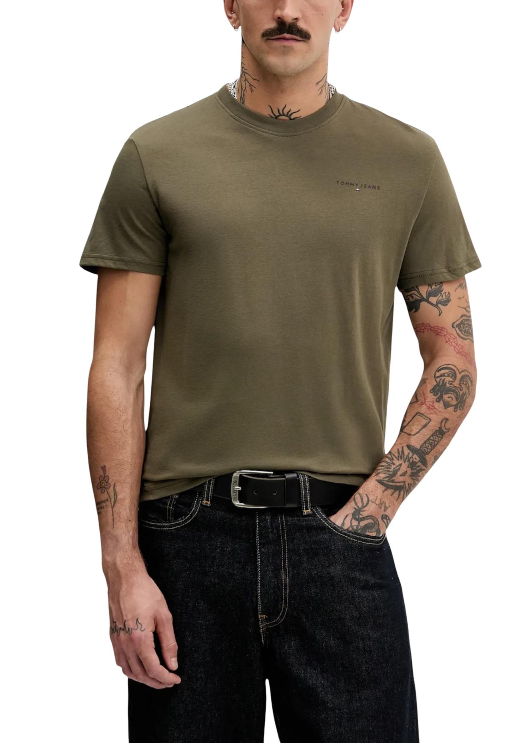 Tommy Hilfiger Jeans T-Shirt Uomo - Tommy Hilfiger Jeans