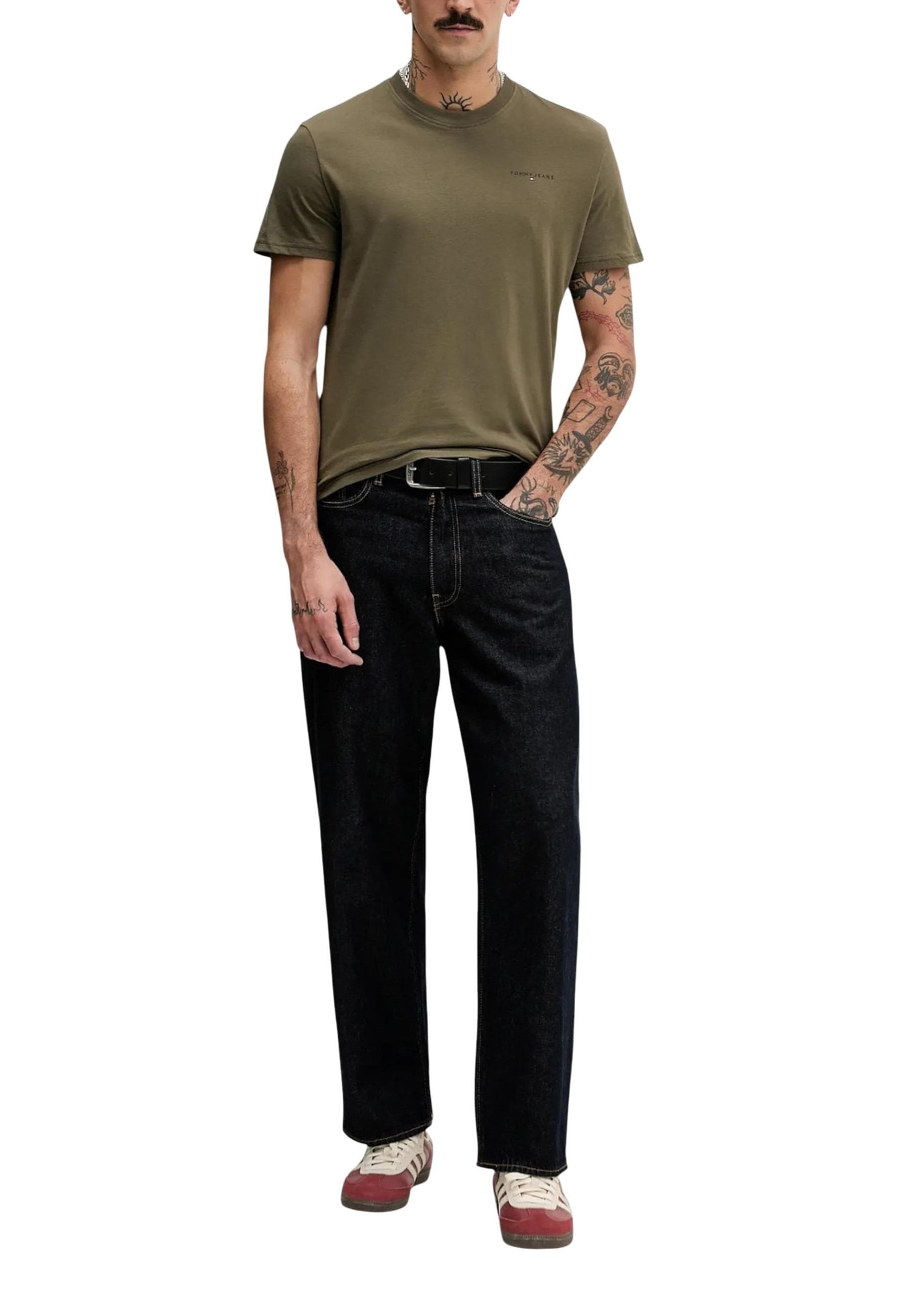 Tommy Hilfiger Jeans T-Shirt Uomo - Tommy Hilfiger Jeans