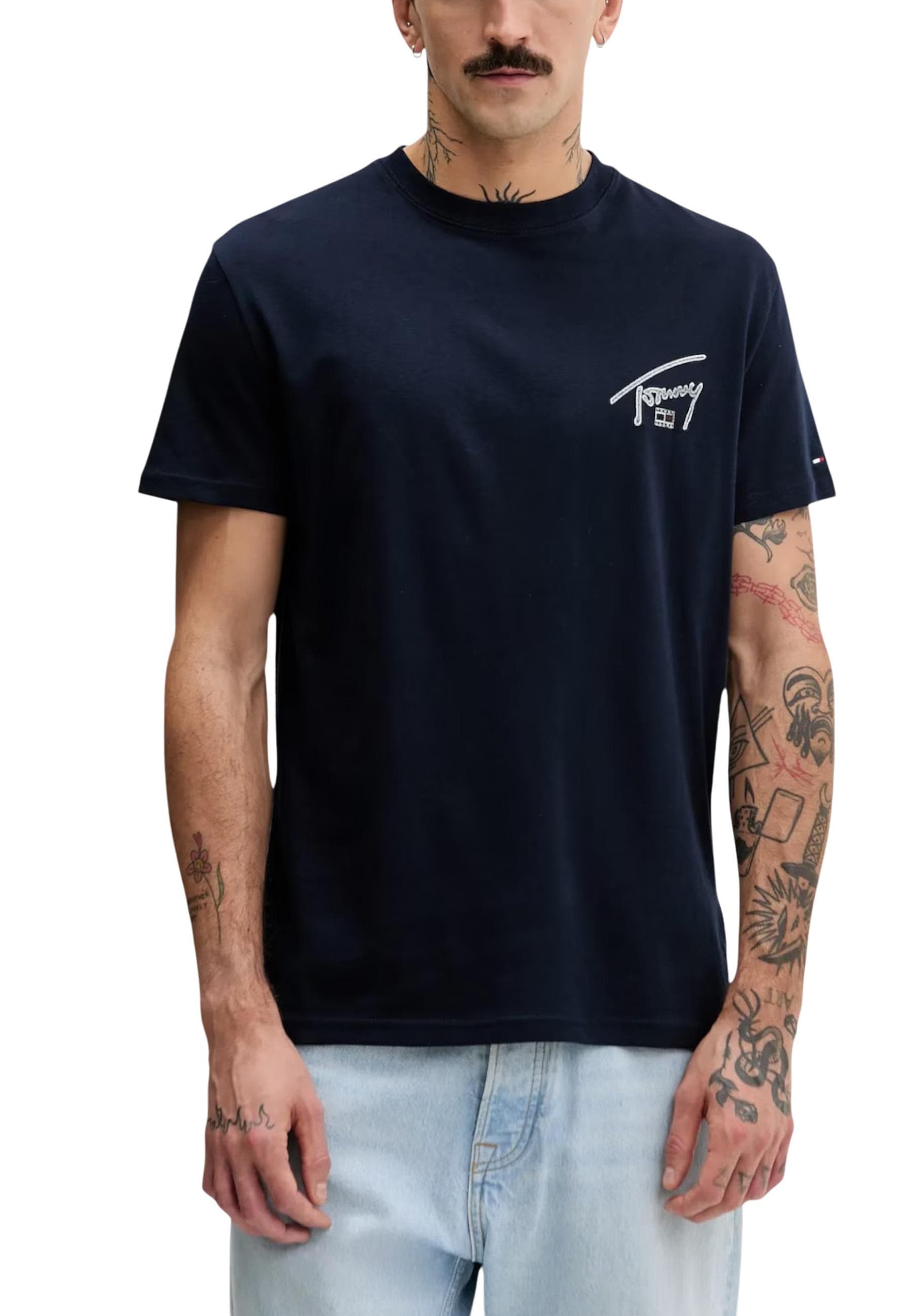 Tommy Hilfiger Jeans T-Shirt Uomo - Tommy Hilfiger Jeans