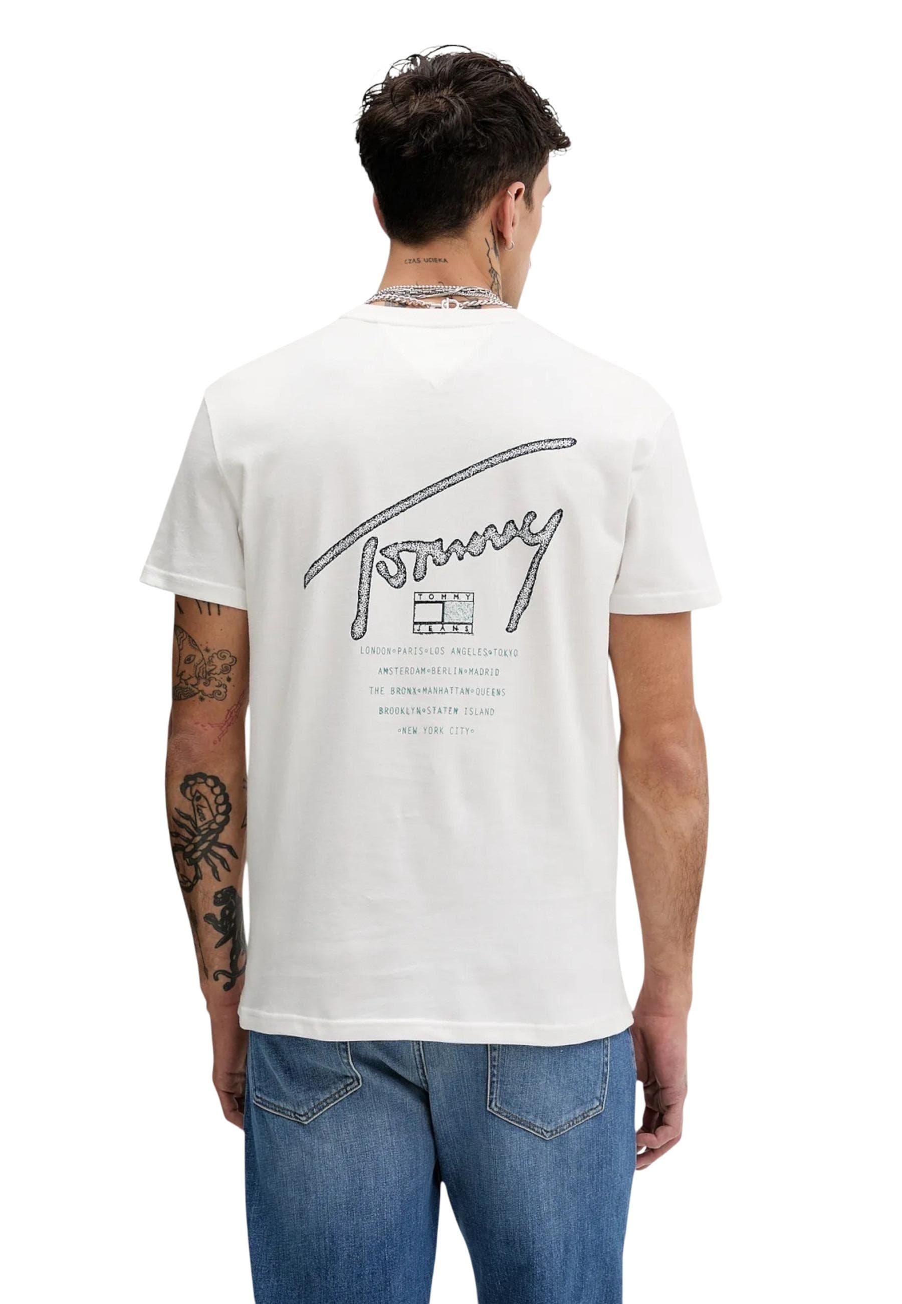 Tommy Hilfiger Jeans T-Shirt Uomo - Tommy Hilfiger Jeans