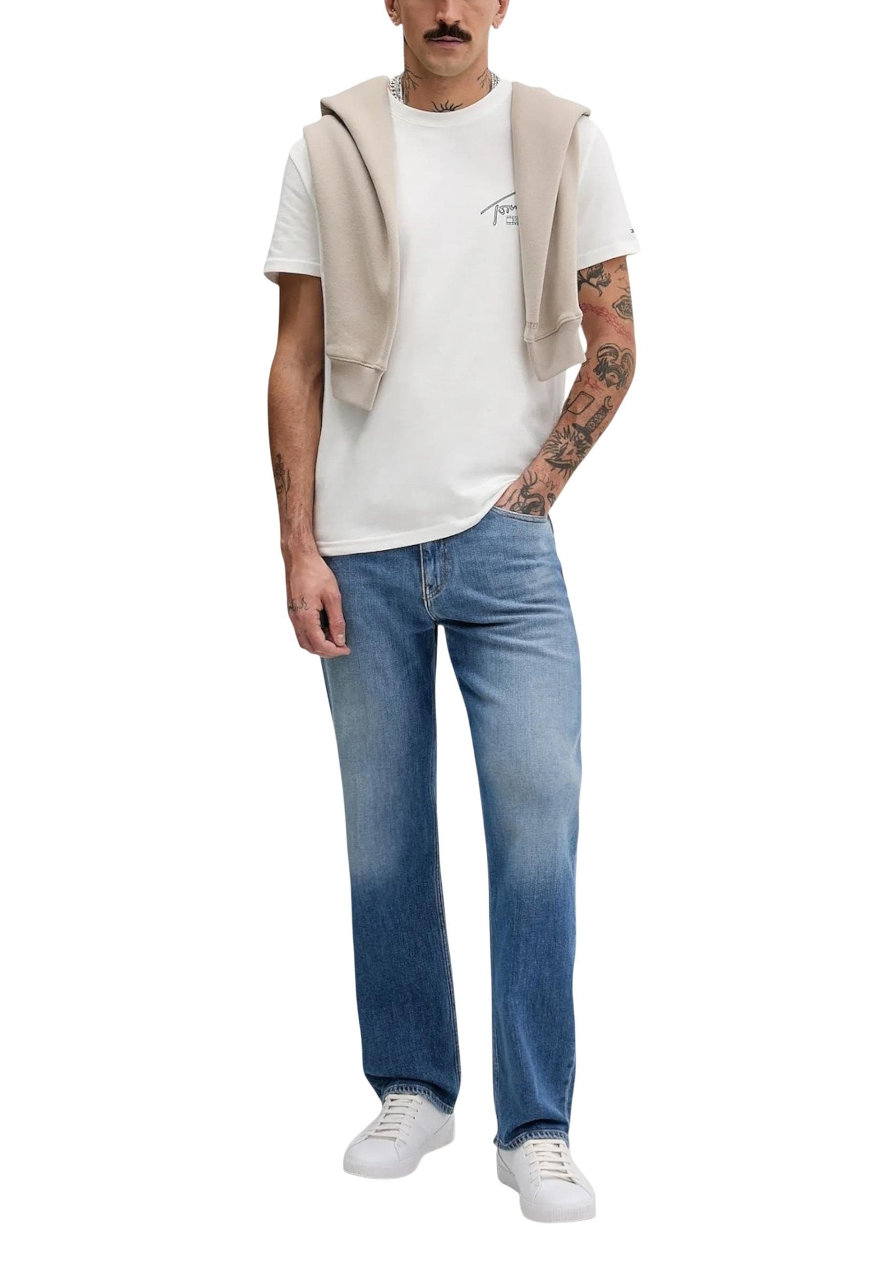 Tommy Hilfiger Jeans T-Shirt Uomo - Tommy Hilfiger Jeans