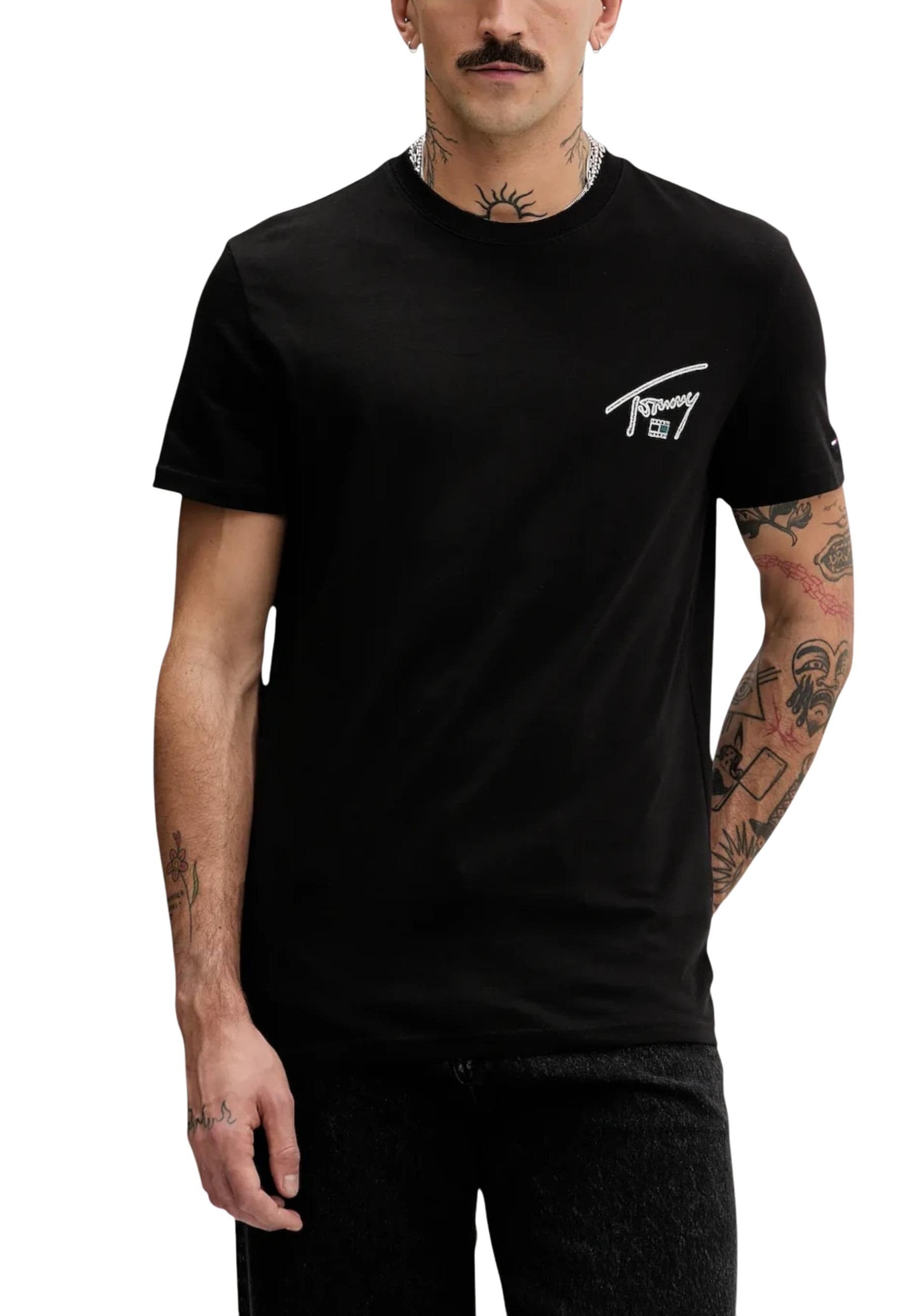 Tommy Hilfiger Jeans T-Shirt Uomo - Tommy Hilfiger Jeans