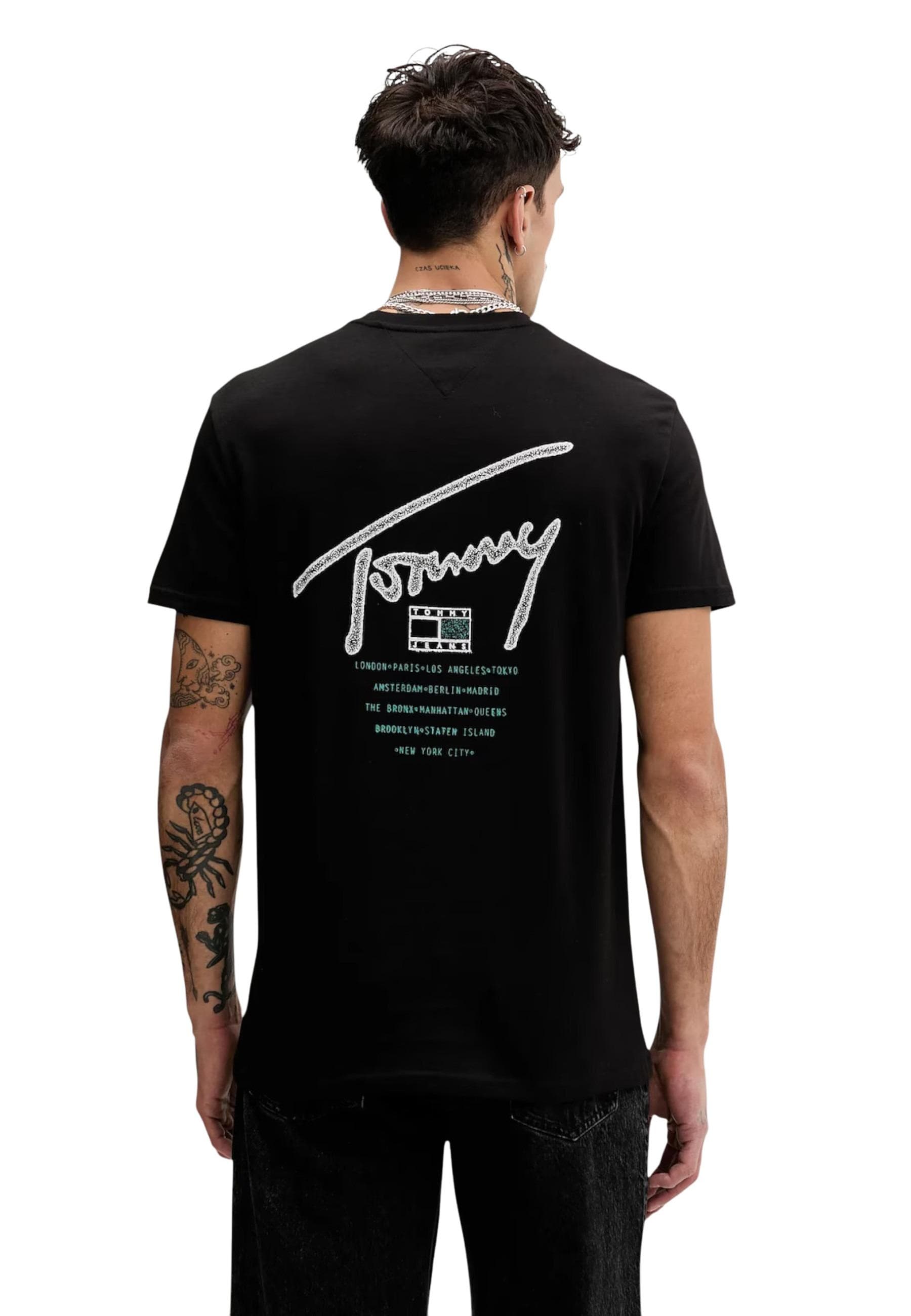 Tommy Hilfiger Jeans T-Shirt Uomo - Tommy Hilfiger Jeans