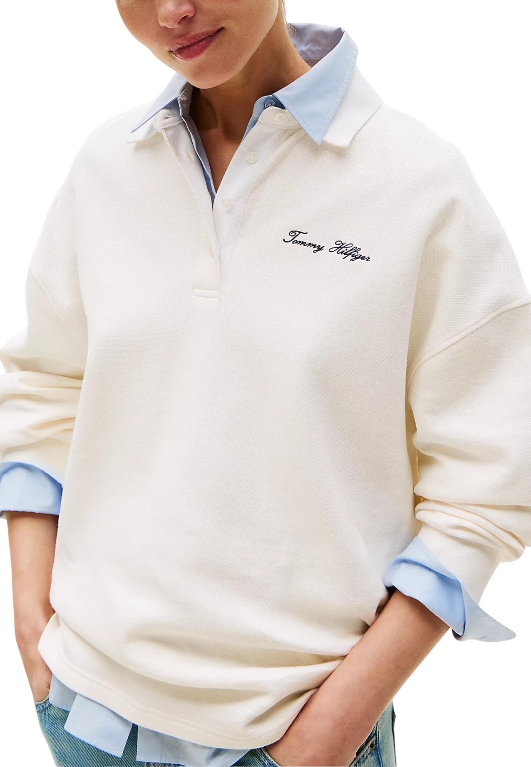Tommy Hilfiger Felpa Donna - Tommy Hilfiger