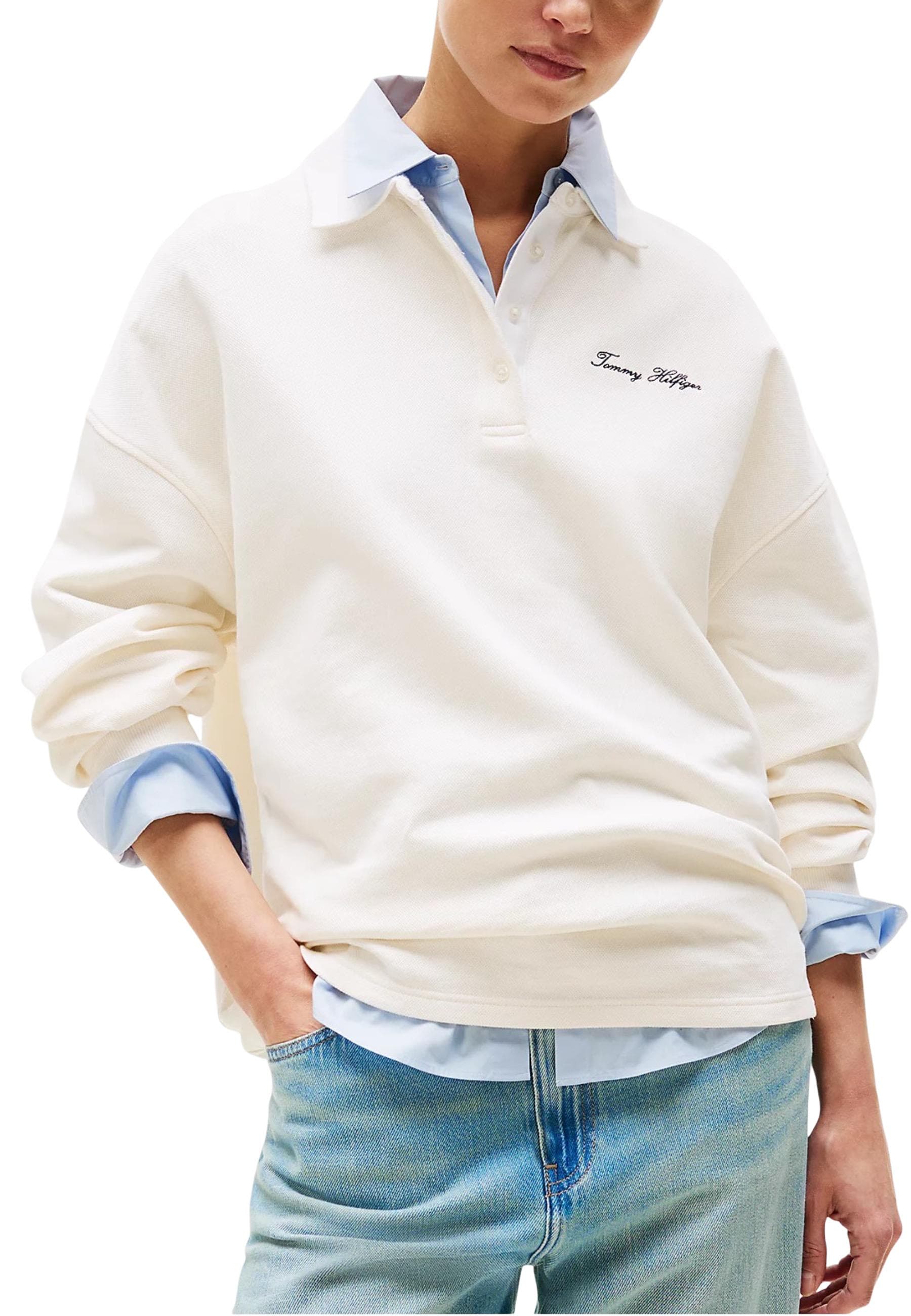 Tommy Hilfiger Felpa Donna - Tommy Hilfiger