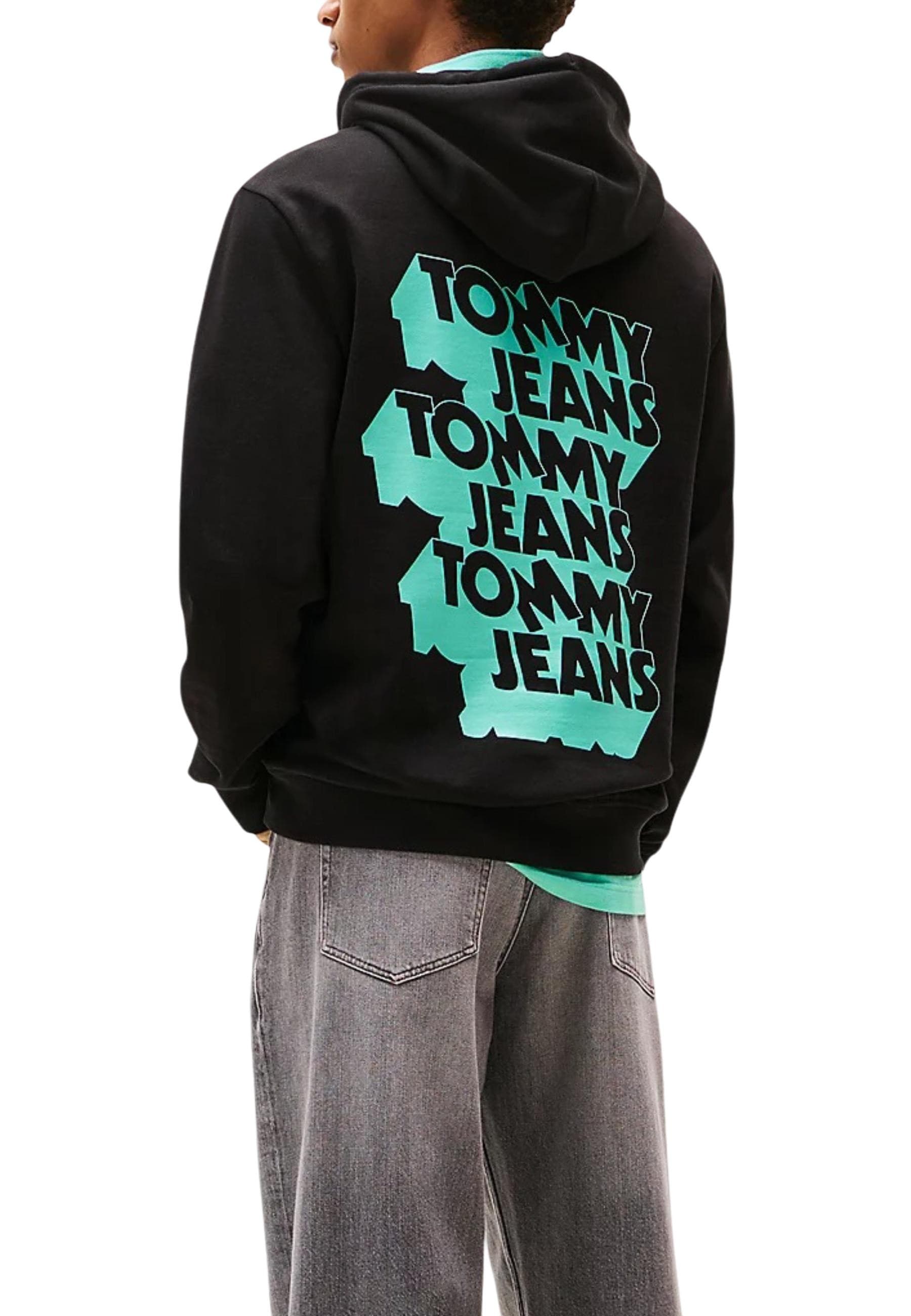 Tommy Hilfiger Jeans Felpa Uomo - Tommy Hilfiger Jeans