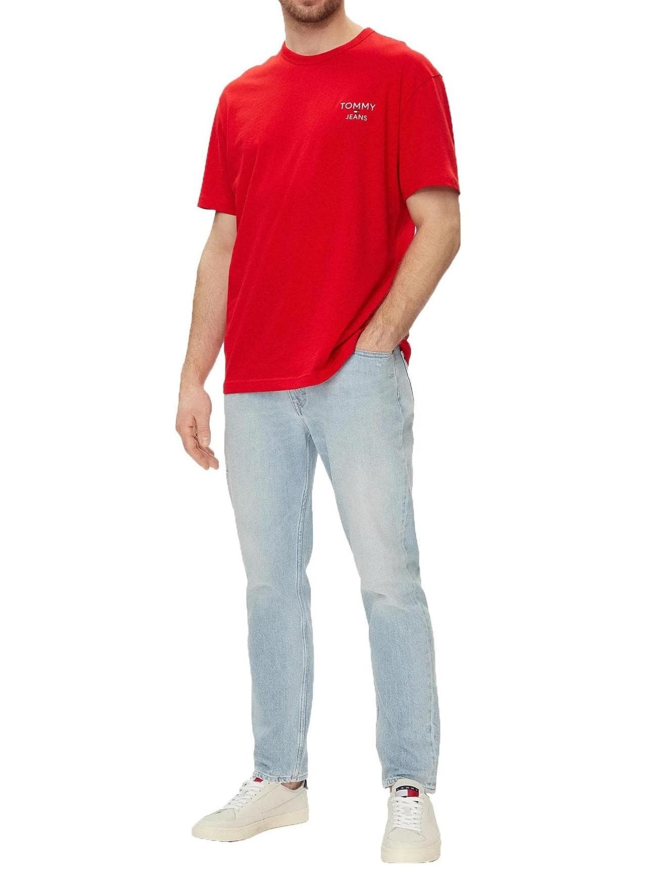 Tommy Hilfiger Jeans T-Shirt Uomo - Tommy Hilfiger Jeans