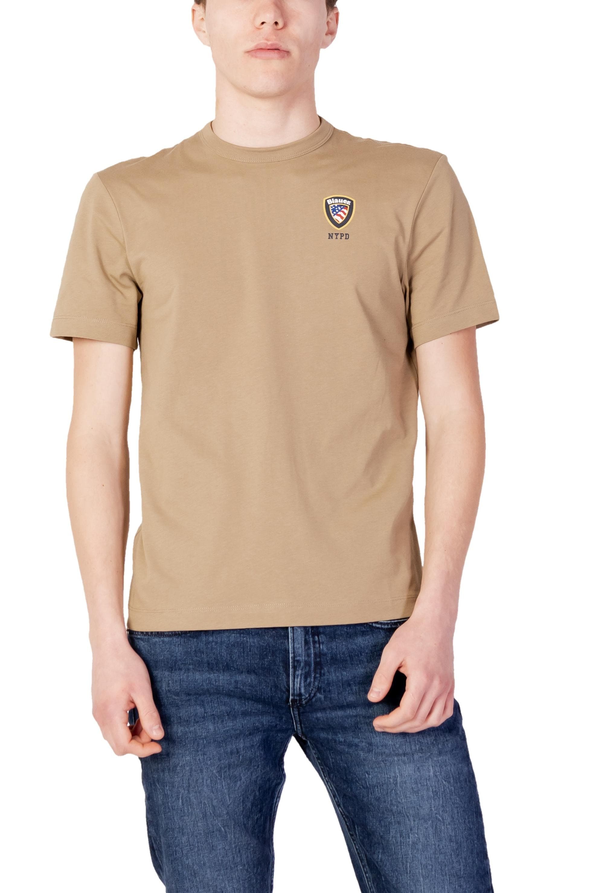 Blauer T-Shirt Uomo - Blauer