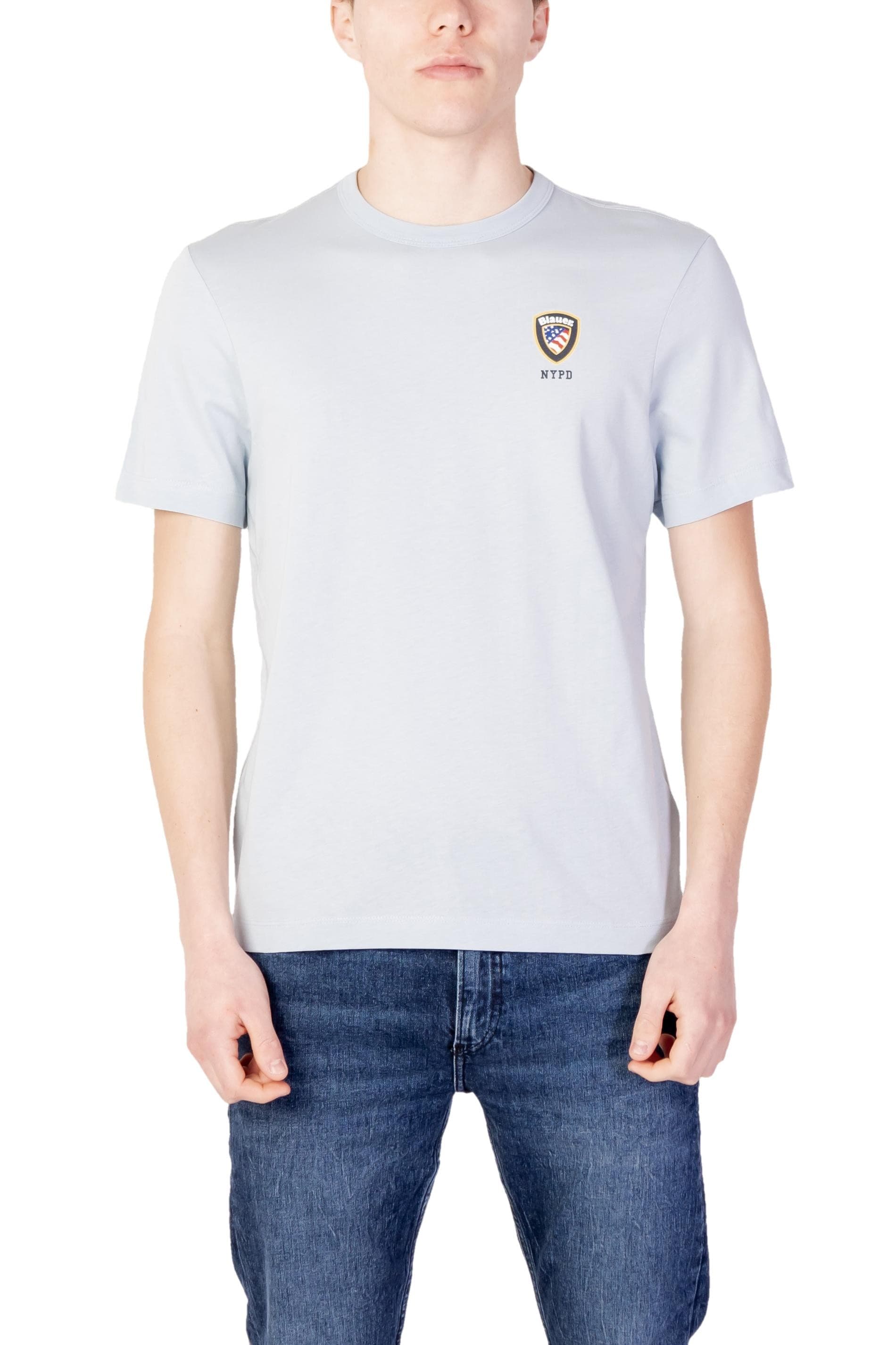 Blauer T-Shirt Uomo - Blauer