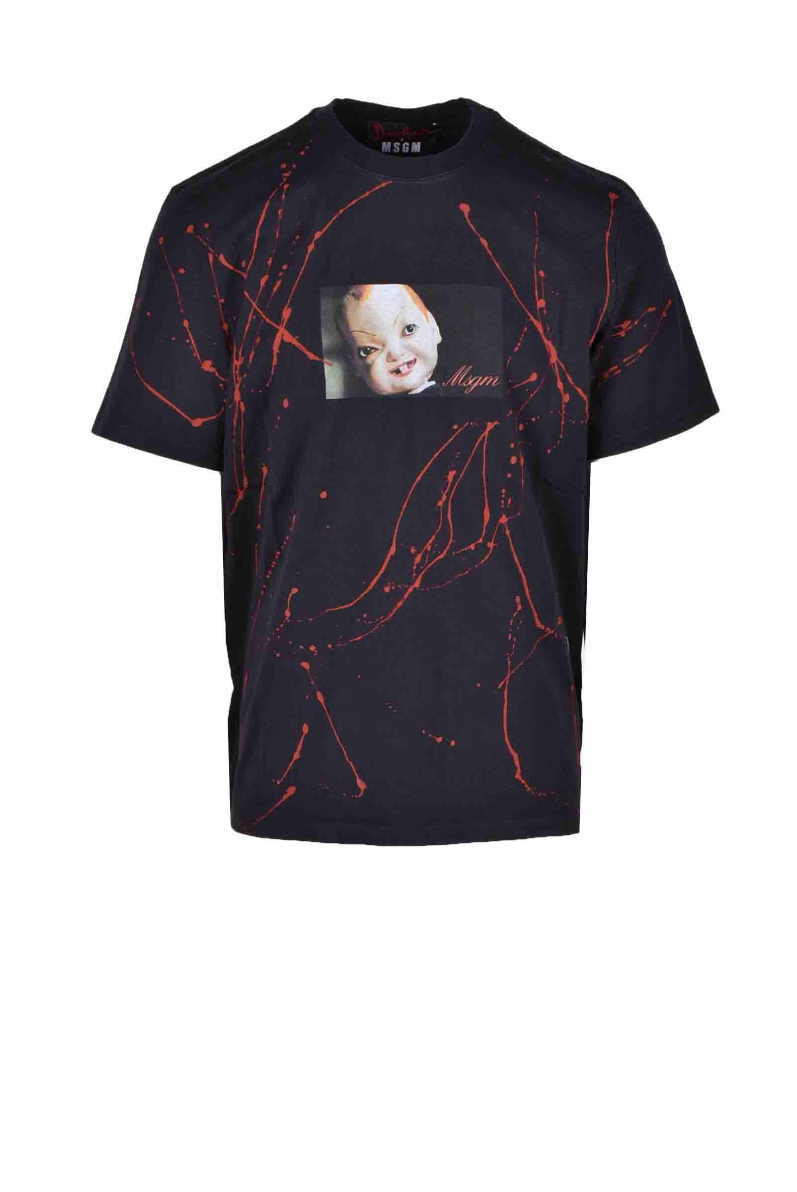 Dario Argento X Msgm T-Shirt Uomo - Dario Argento X Msgm