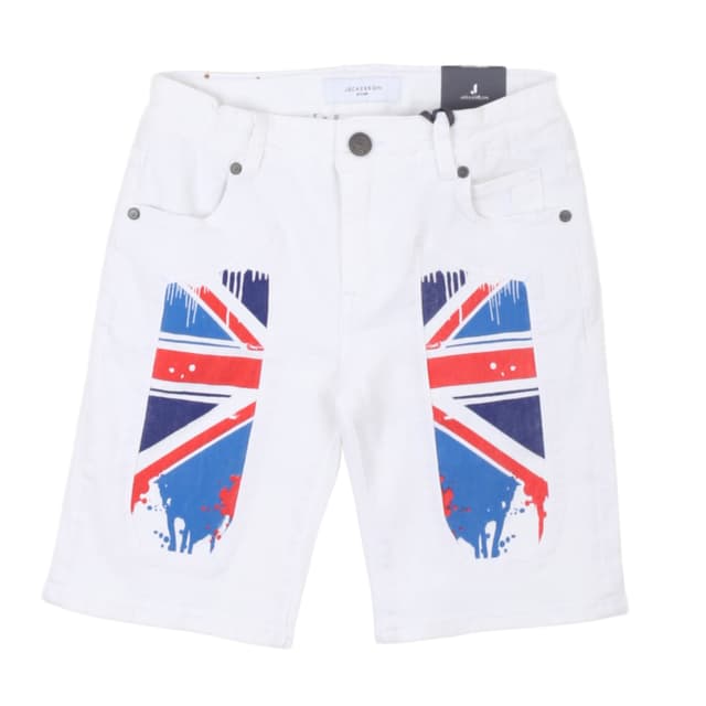 Бермуди от бул с щампована апликация