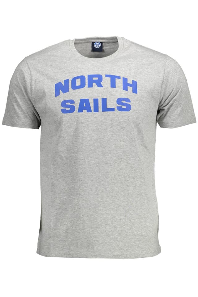 МЪЖКА ТЕНИСКА С КЪС РЪКАВ NORTH SAILS СИВА