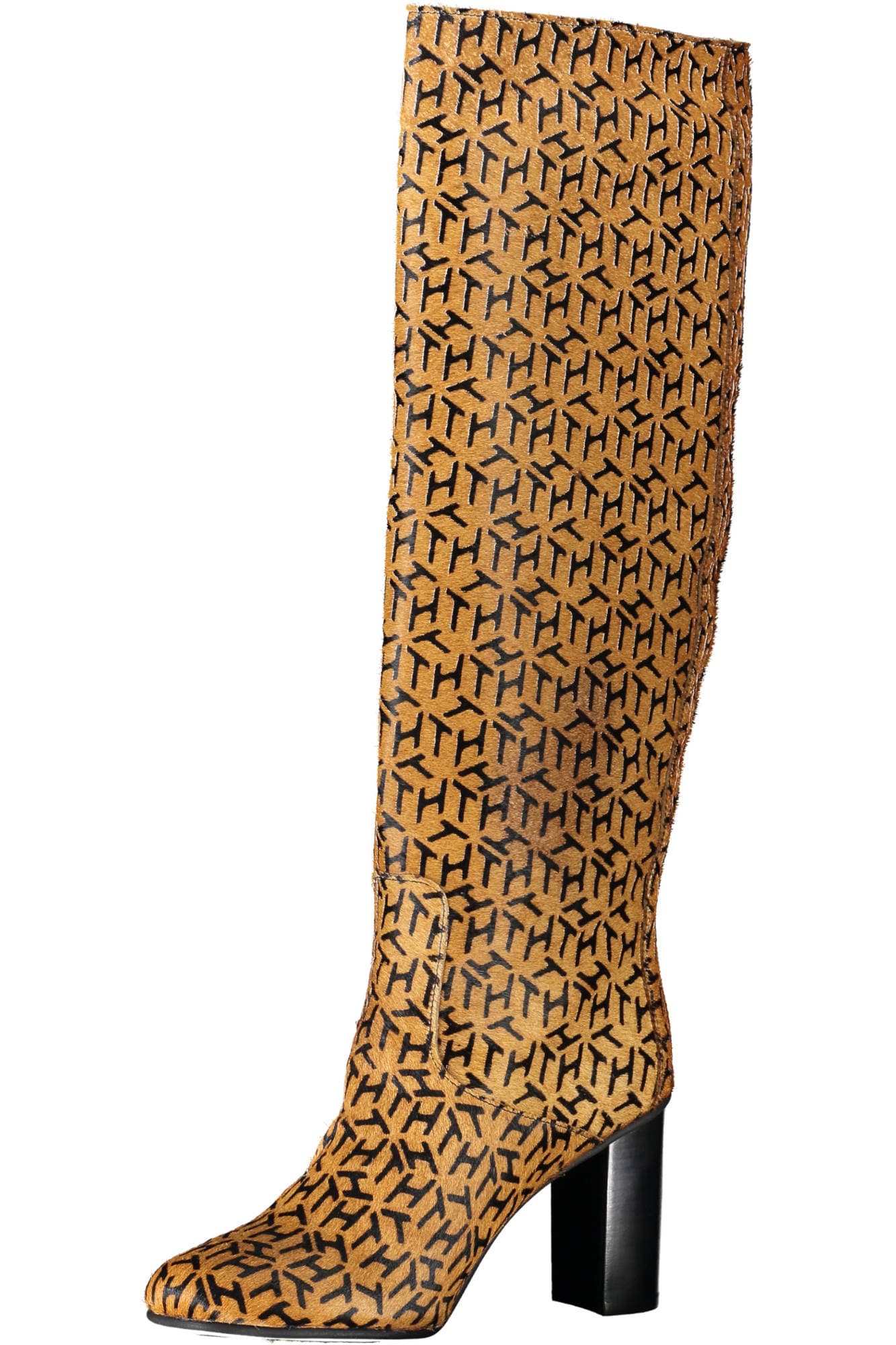 ДАМСКИ БЕЖОВ БОТИ TOMMY HILFIGER ОБУВКИ - TOMMY HILFIGER