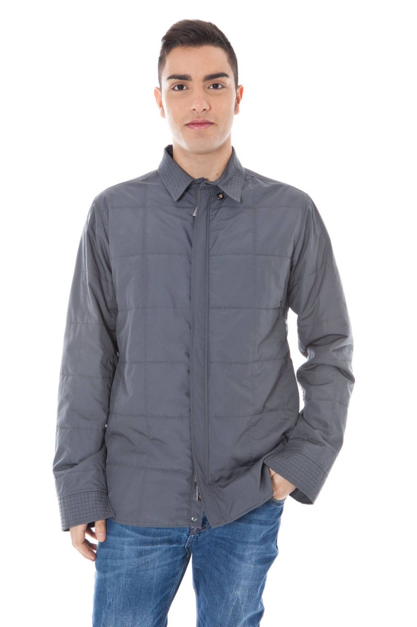 CALVIN KLEIN МЪЖКО СПОРТНО ЯКО СИВО - CALVIN KLEIN